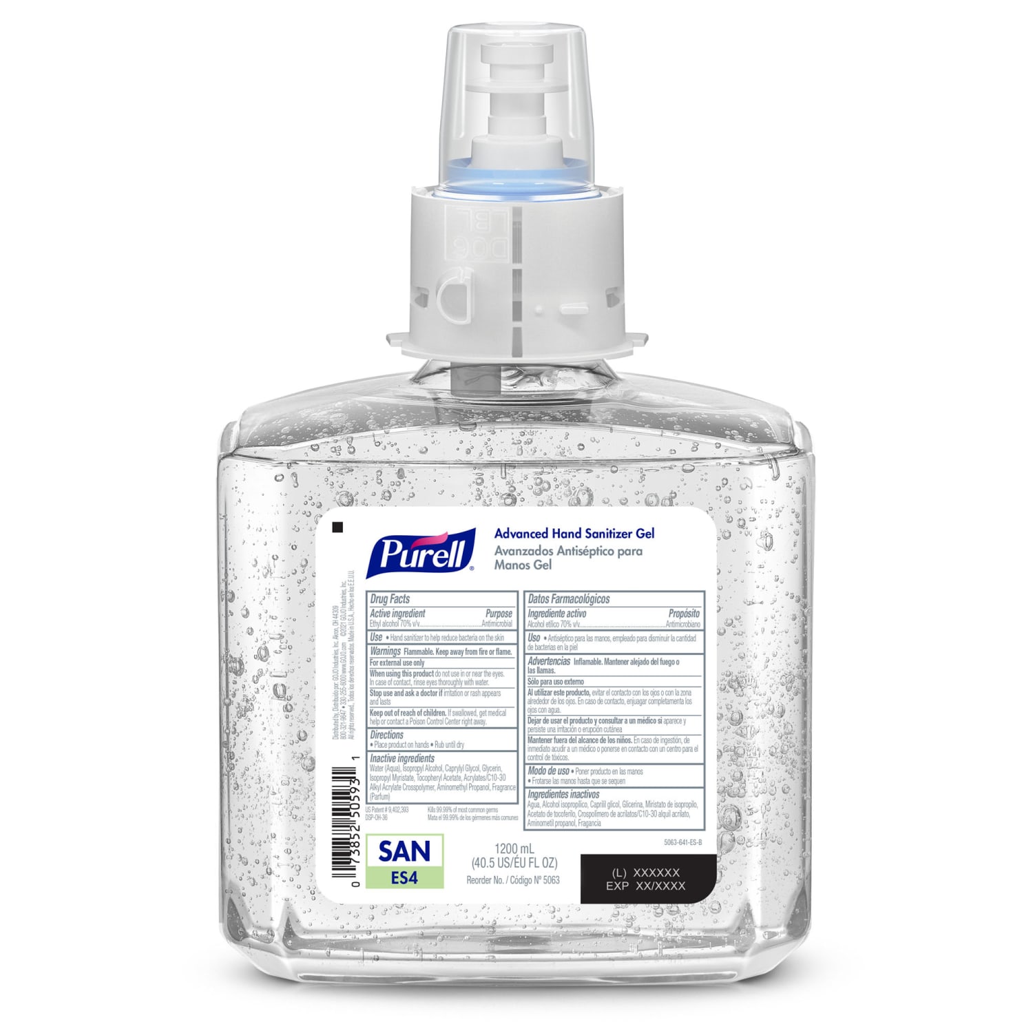 PURELL Advanced Hand Sanitizer Refreshing Gel ES4 Refill, Citrus Scent, 40.6oz, Pack of 2 - Image 3
