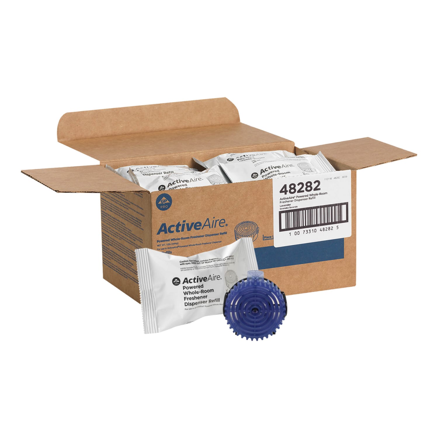 ActiveAire by GP PRO Powered Whole-Room Freshener Dispenser Refills, Lavender, Case of 12 Units - Image 3