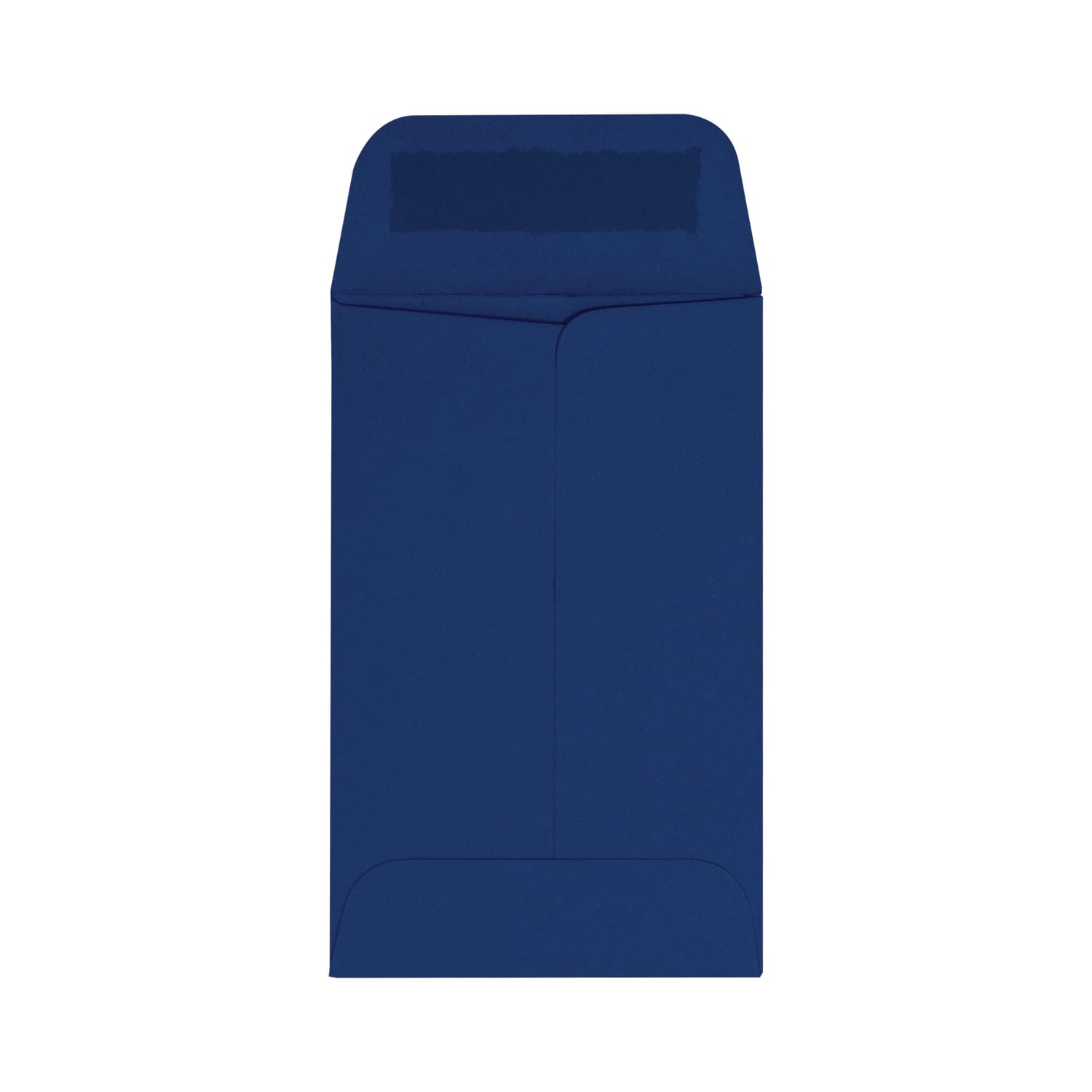 LUX Coin Envelopes, #1, Gummed Seal, Navy, Pack Of 50