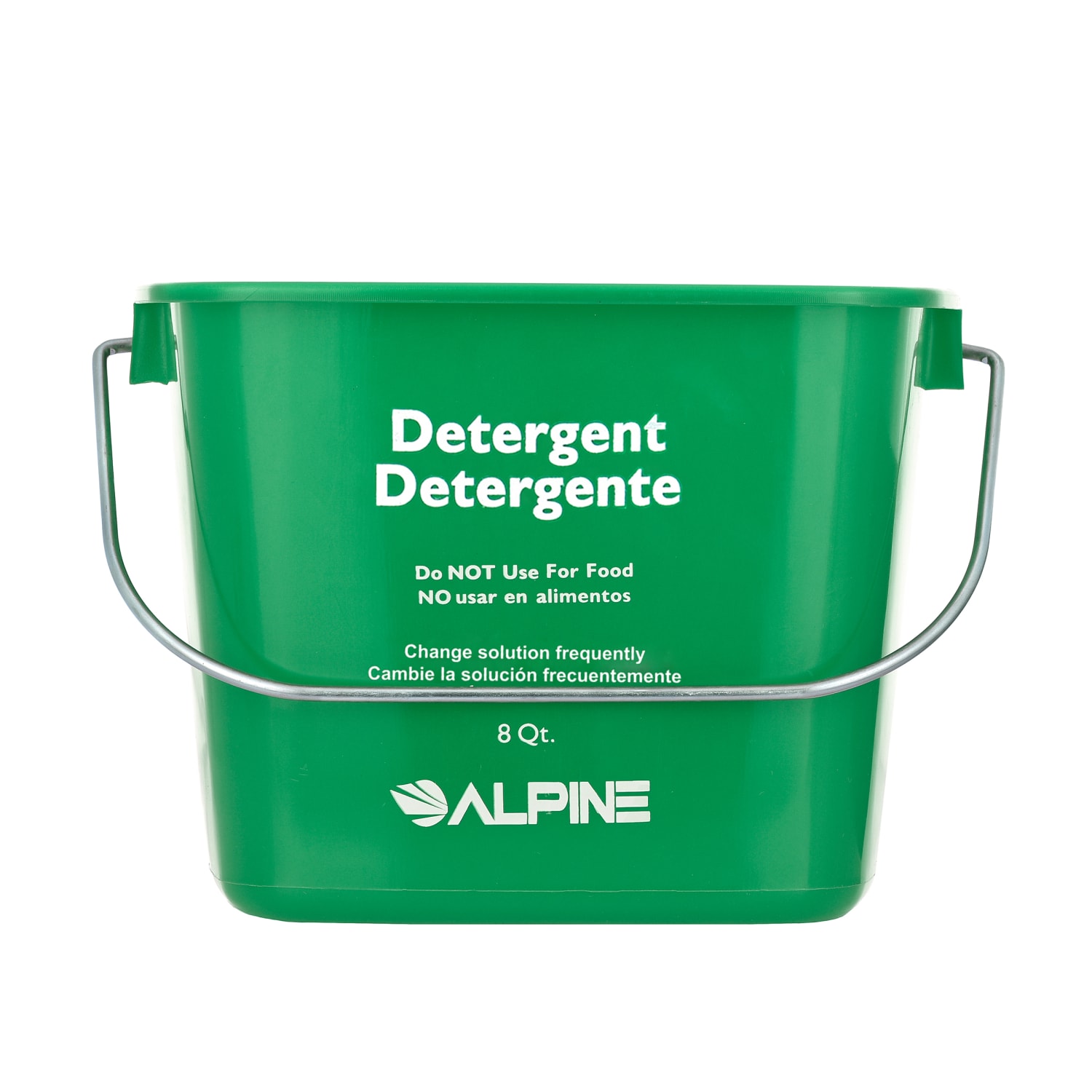 Alpine Cleaning Buckets, 8 Qt, Green, Pack Of 4 Buckets - Image 3
