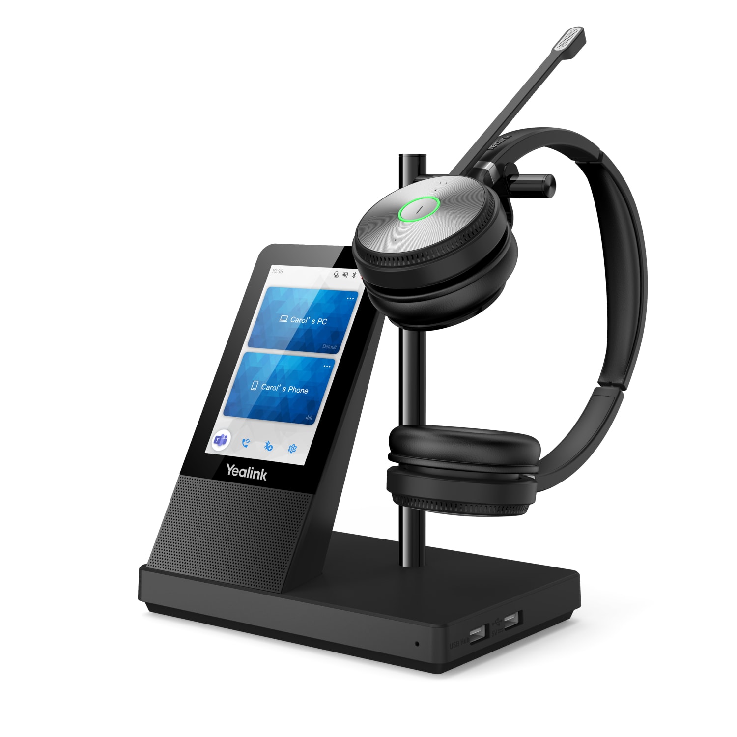 Yealink Dual DECT Wireless Headset, Black, YEA-WH66-DUAL-UC - Image 3