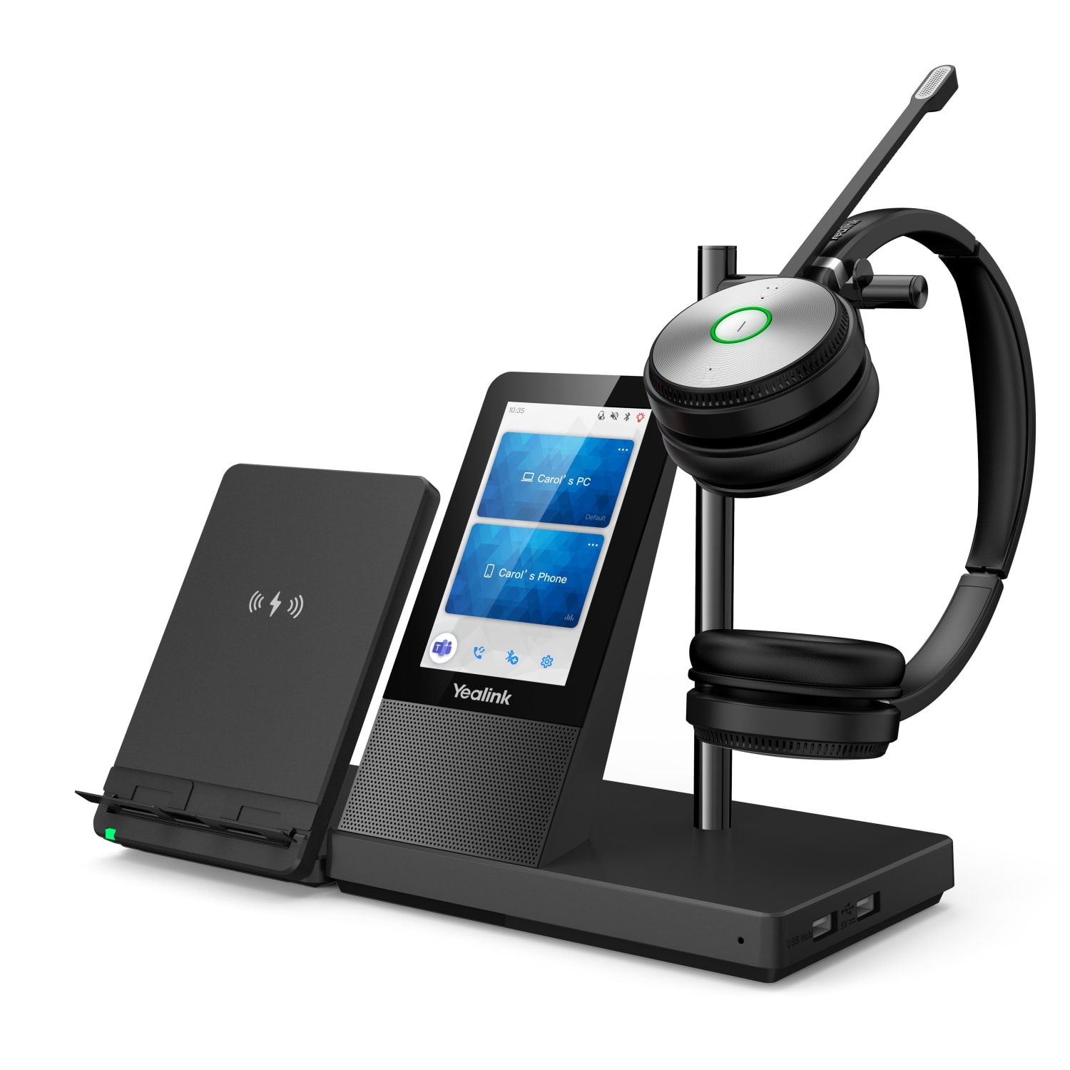 Yealink Dual DECT Wireless Headset, Black, YEA-WH66-DUAL-UC - Image 5