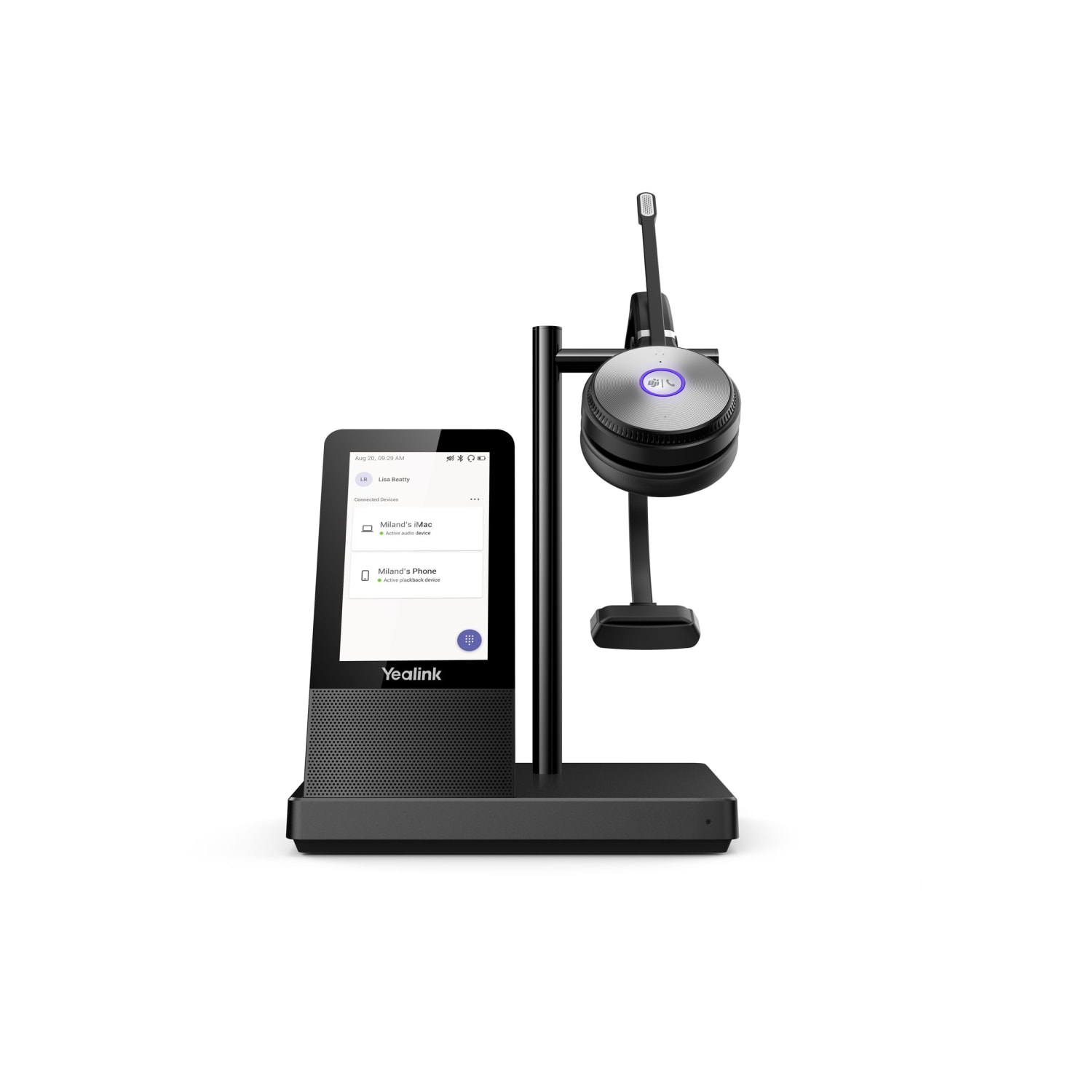 Yealink Dual DECT Wireless Headset, Black, YEA-WH66-DUAL-UC - Image 6