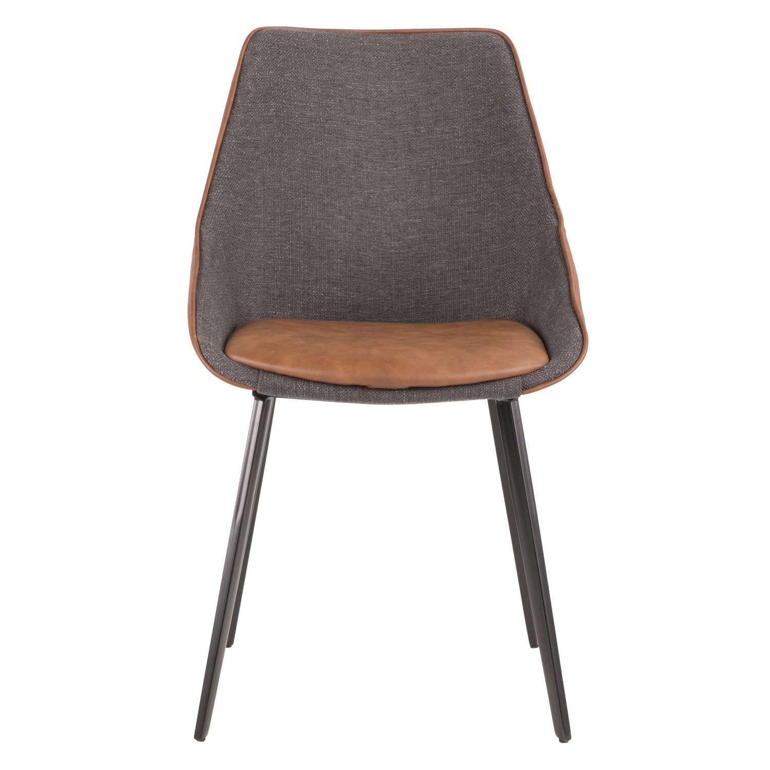 LumiSource Marche 2Tone Chairs BrownGrayBlack Set Of 2 Chairs PopularChairscom LumiSource Marche 2 Tone Chairs BrownGrayBlack Set Of 2 Chairs PopularChairscom