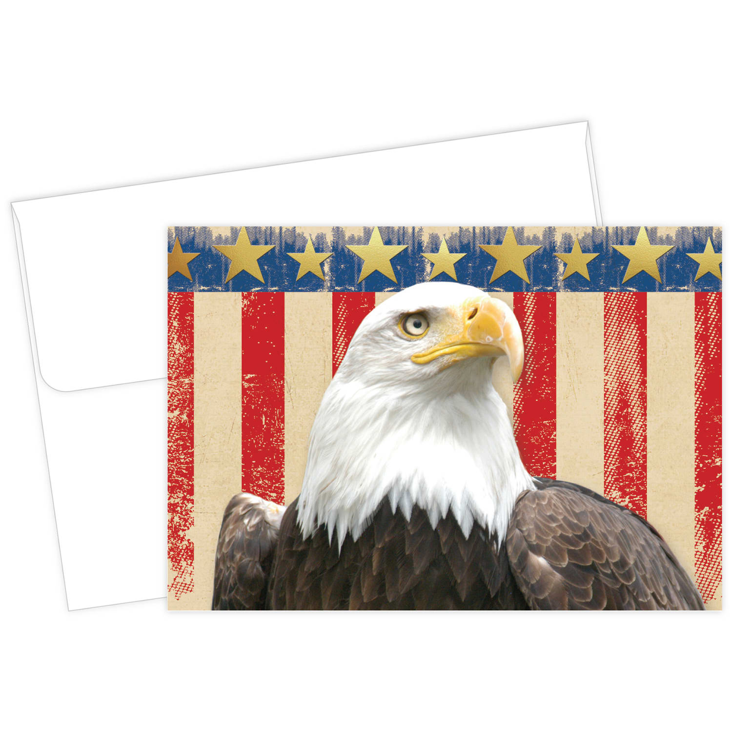 Great Papers! Thank You Note Cards, 4-7/8in x 3-3/8in, Patriotic/Gold Foil, Pack Of 20 Note Cards - Image 3
