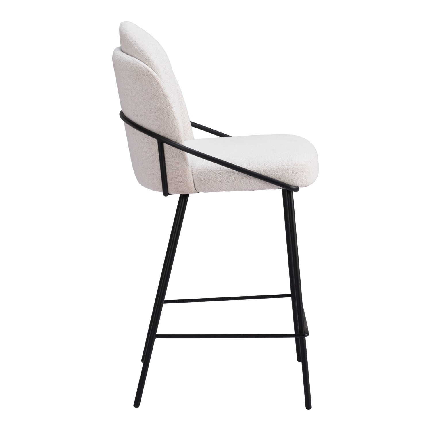 Zuo Jambi Counter-Height Stools, Ivory, Set Of 2 Stools - Image 3