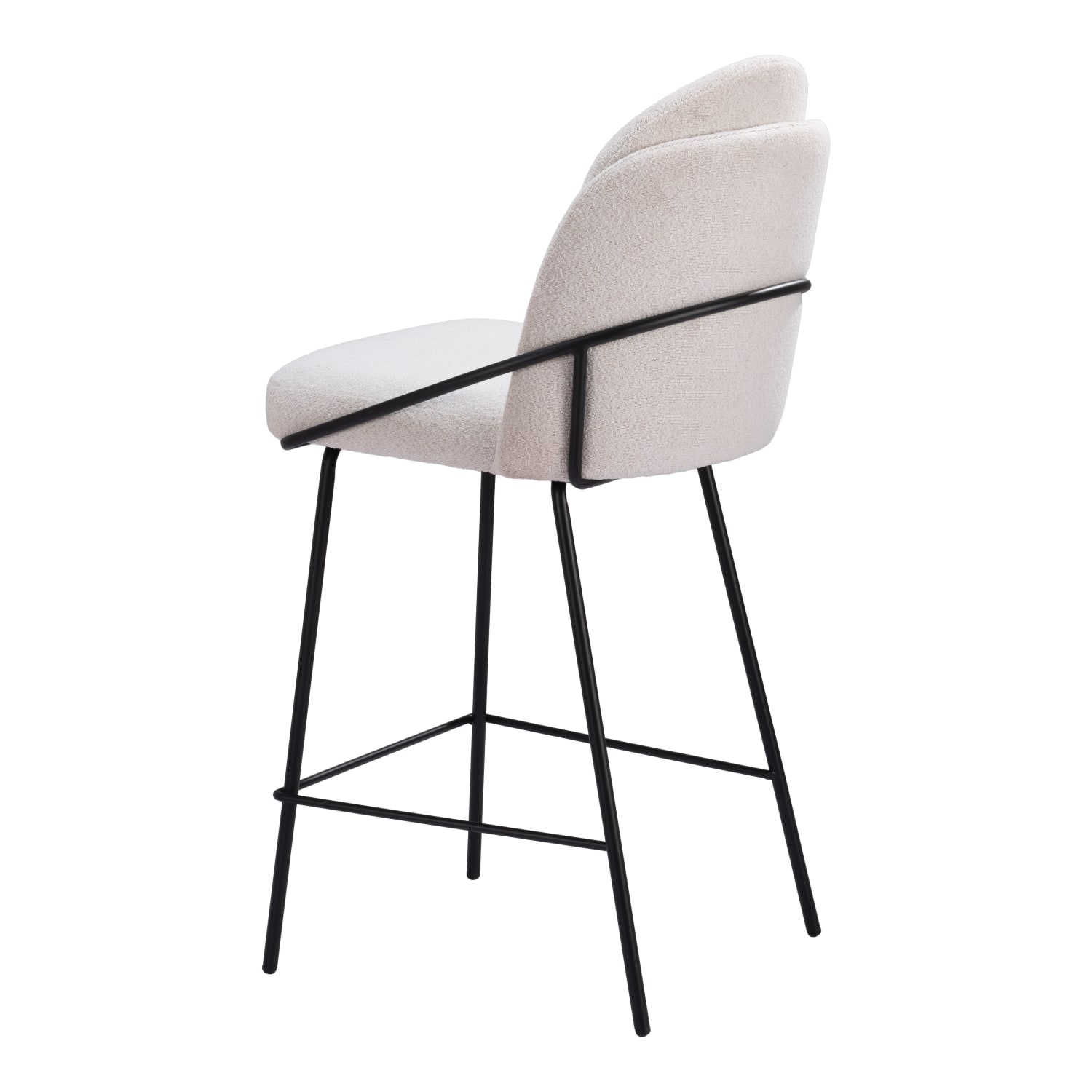 Zuo Jambi Counter-Height Stools, Ivory, Set Of 2 Stools - Image 6