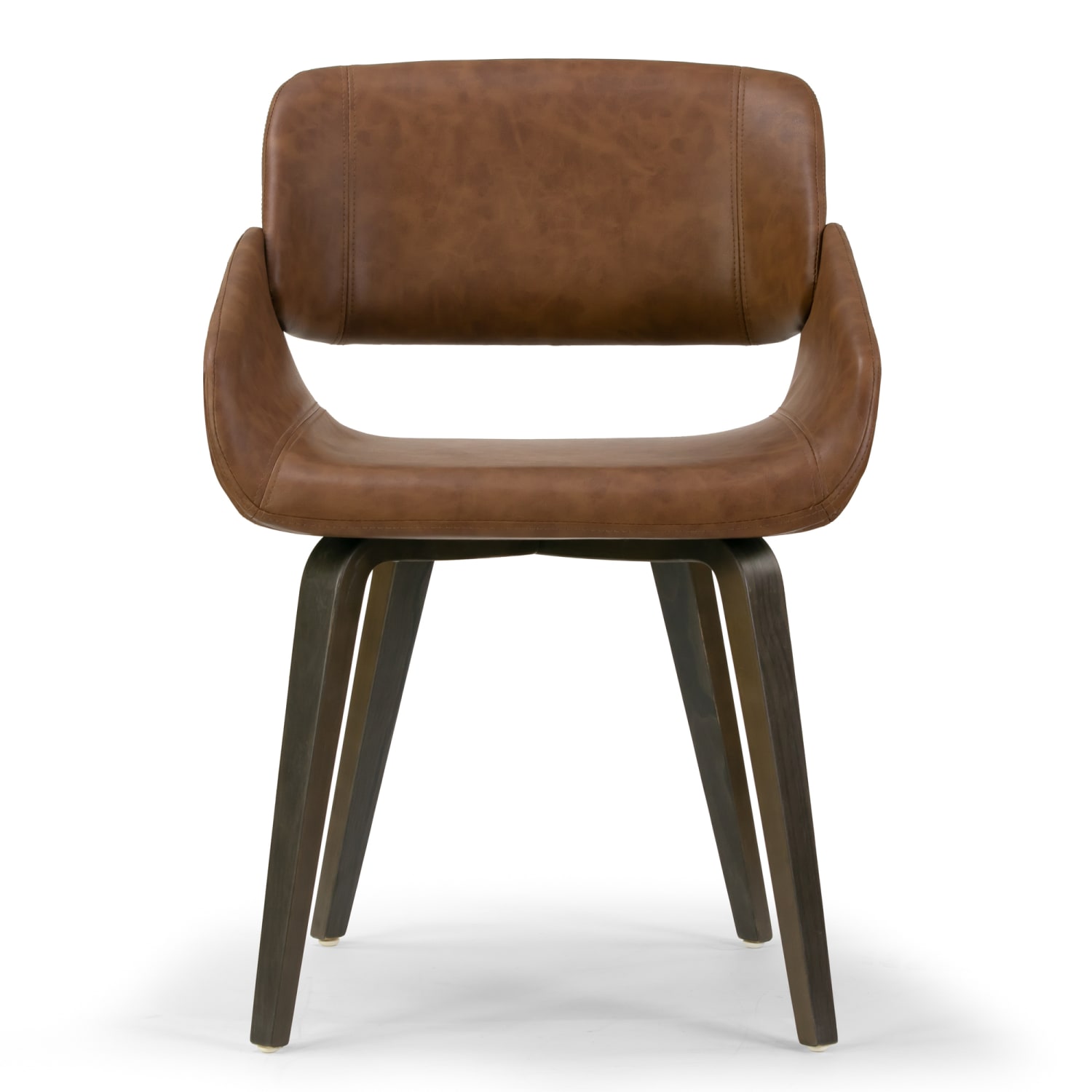 Glamour Home Amal Dining Chair, Brown, 1 Chair Included - Image 3