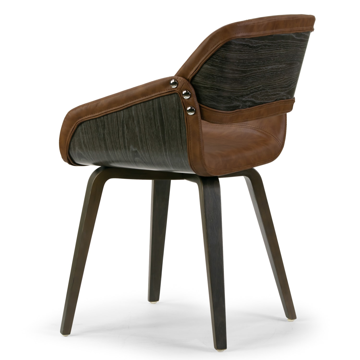 Glamour Home Amal Dining Chair, Brown, 1 Chair Included - Image 5