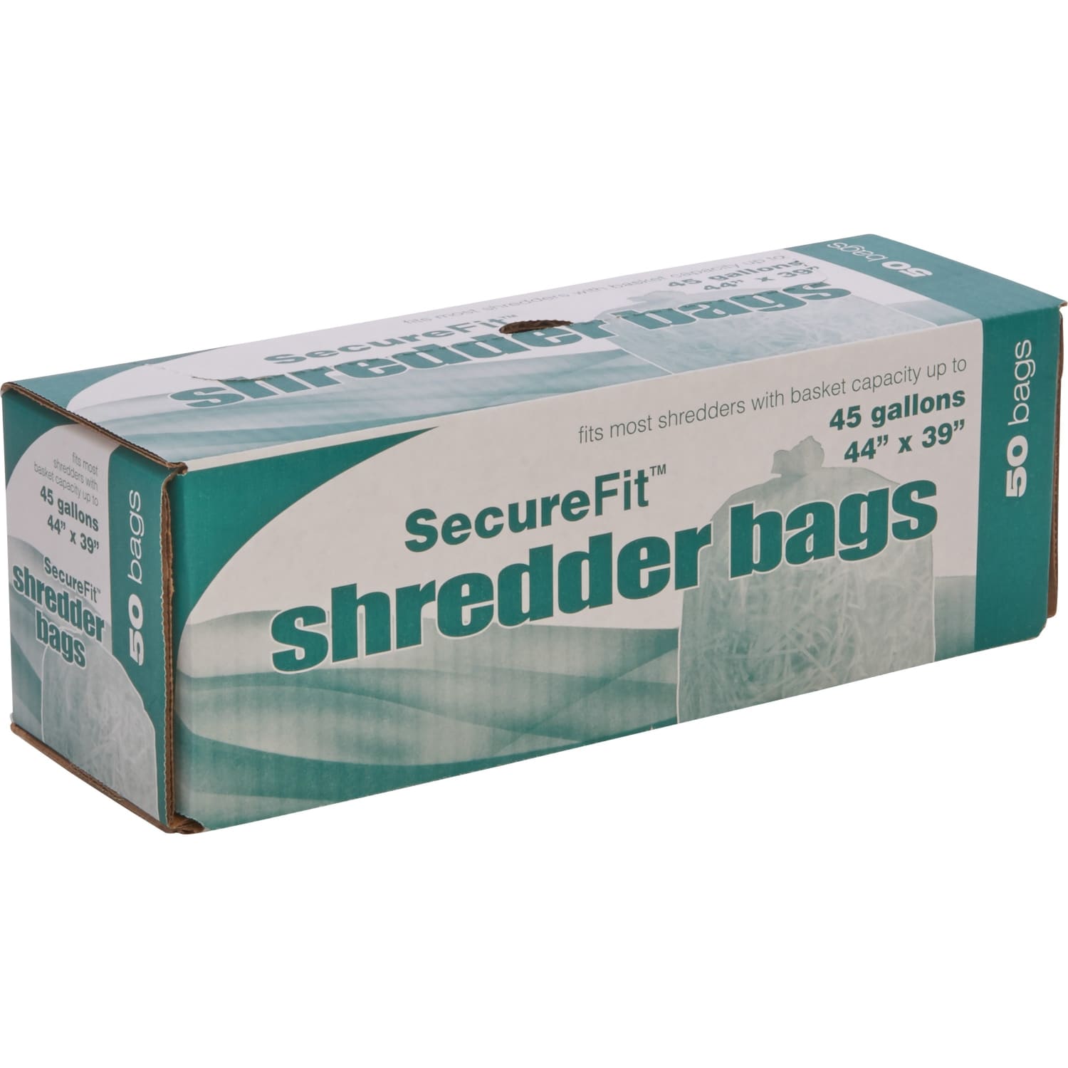 SKILCRAFT Shredder Bags, 44in x 39in, 45 Gallons (1 Roll Of 50) (AbilityOne 8105-01-557-4974) - Image 4