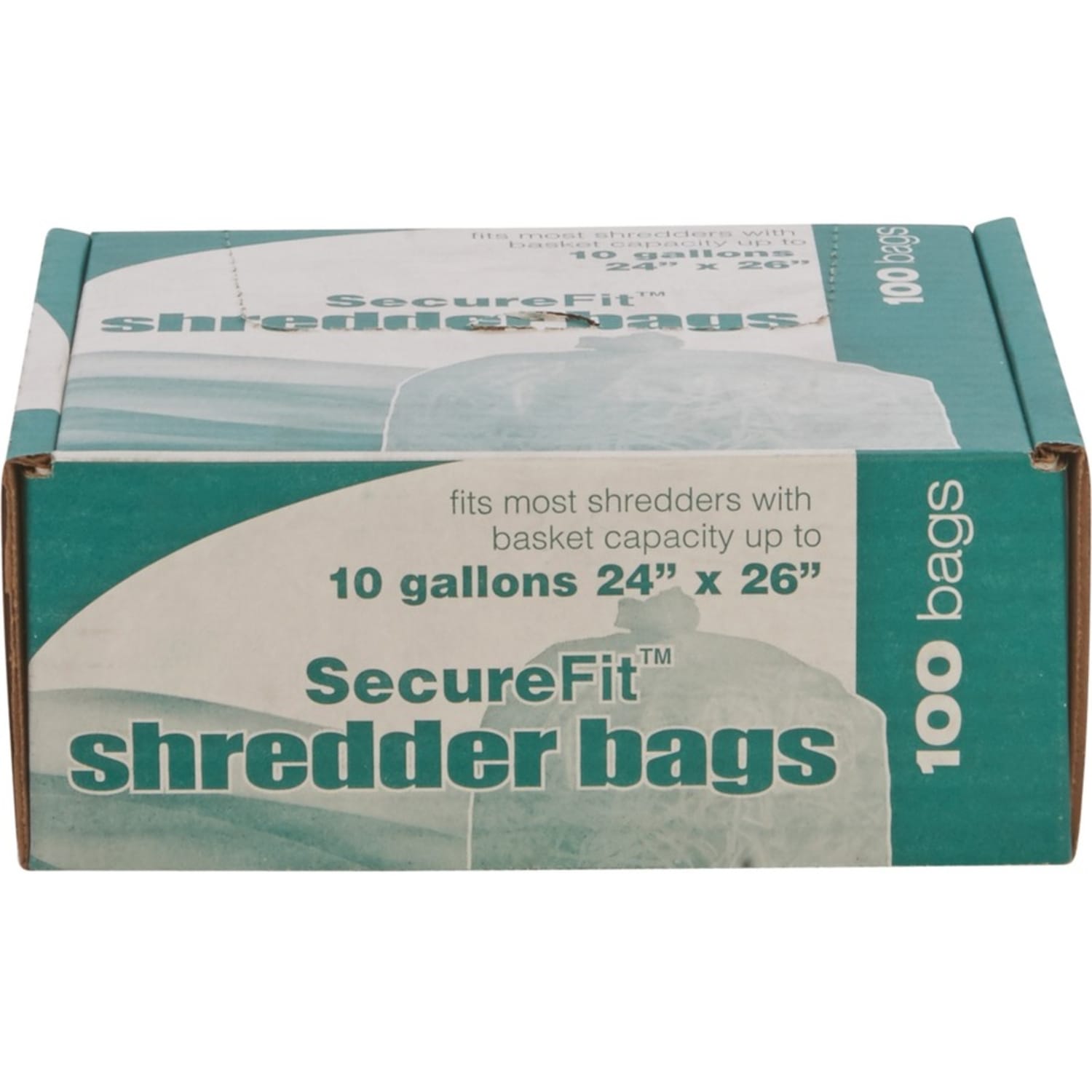 SKILCRAFT Shredder Bags, 24in x 26in, 10 Gallons, Clear, 50 Bags Per Roll, Set Of 2 Rolls, (AbilityOne 8105-01-557-4975) - Image 6