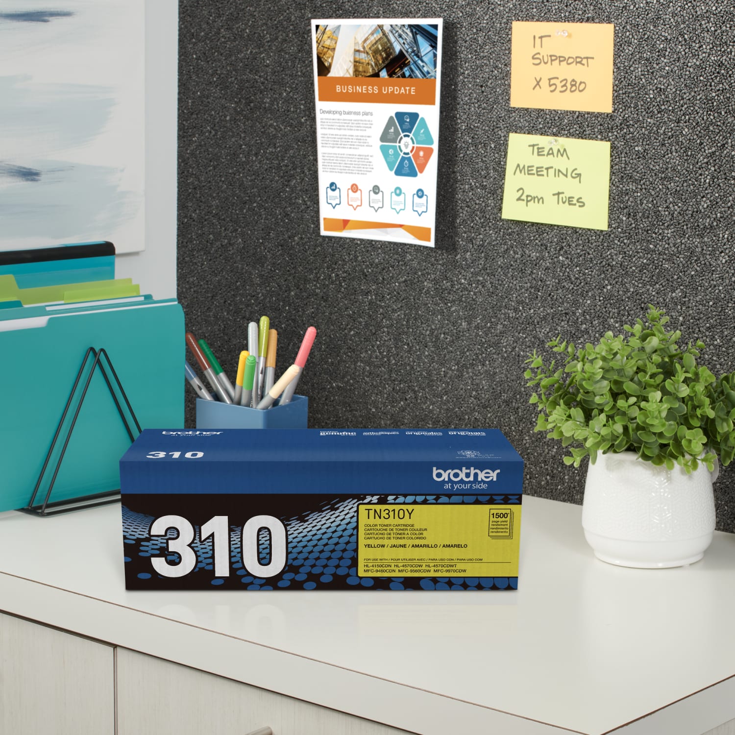 Brother TN-310 Yellow Toner Cartridge, TN-310Y - Image 5