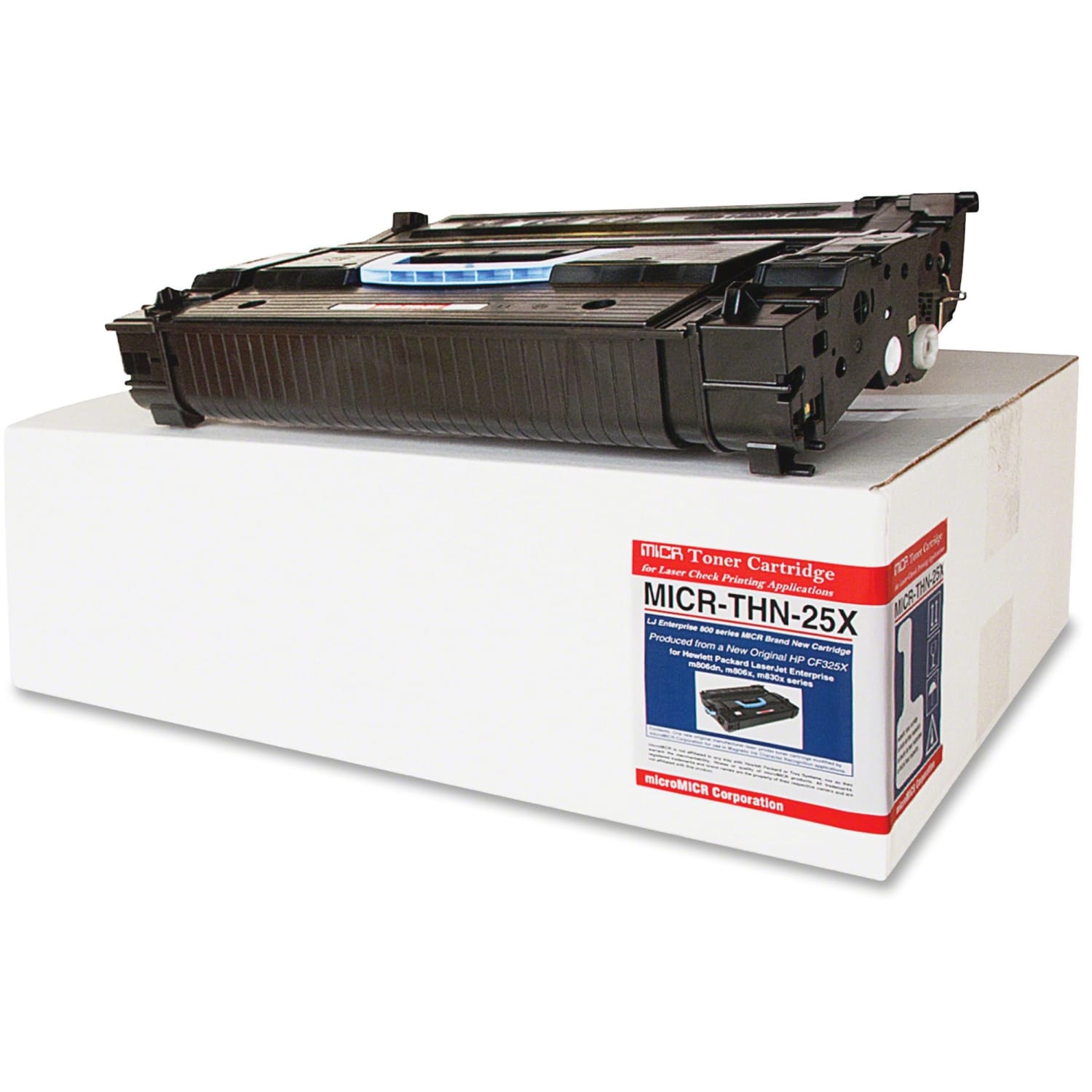 microMICR THN-25X - Black - compatible - MICR toner cartridge (alternative for: HP 25X) - for HP LaserJet Enterprise M806dn, M806x+; LaserJet Enterprise Flow MFP M830z - Image 3