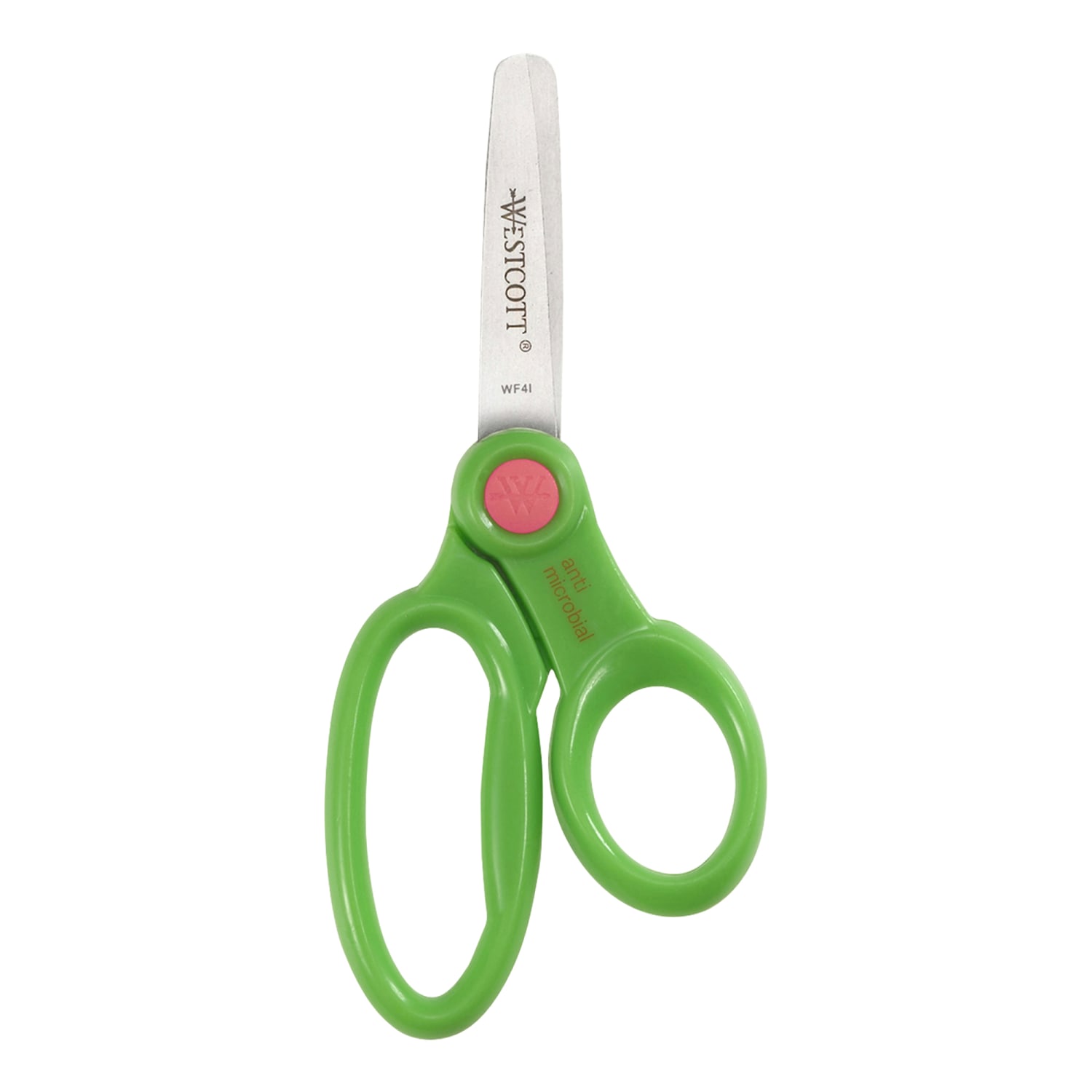 Westcott Kids Anti-Microbial Product Protection Scissors With Caddy, 5in, Blunt, Multicolor, Pack Of 24 - Image 6