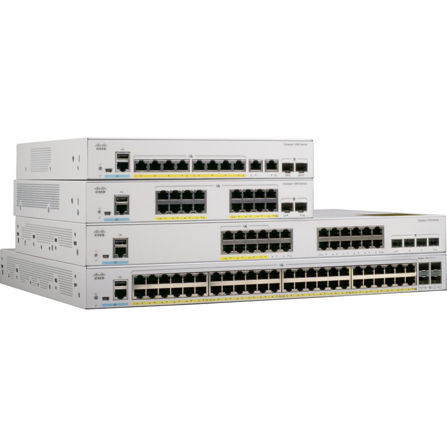 Cisco Catalyst C1000-24FP Ethernet Switch - 24 Ports - Manageable - 2 Layer Supported - Modular - Twisted Pair, Optical Fiber - Rack-mountable - Image 4