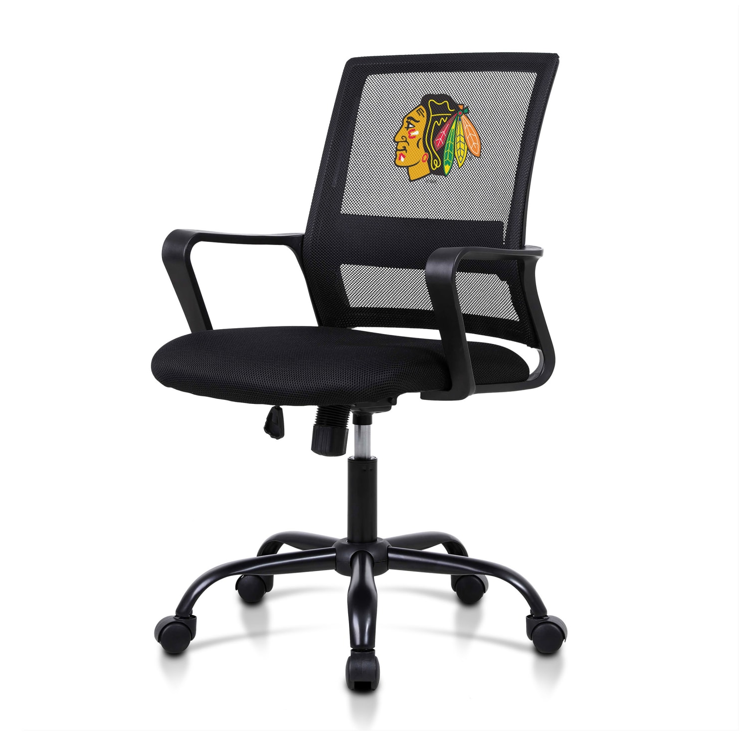 Imperial NHL Mesh Mid-Back Task Chair, Chicago Blackhawks - Image 4