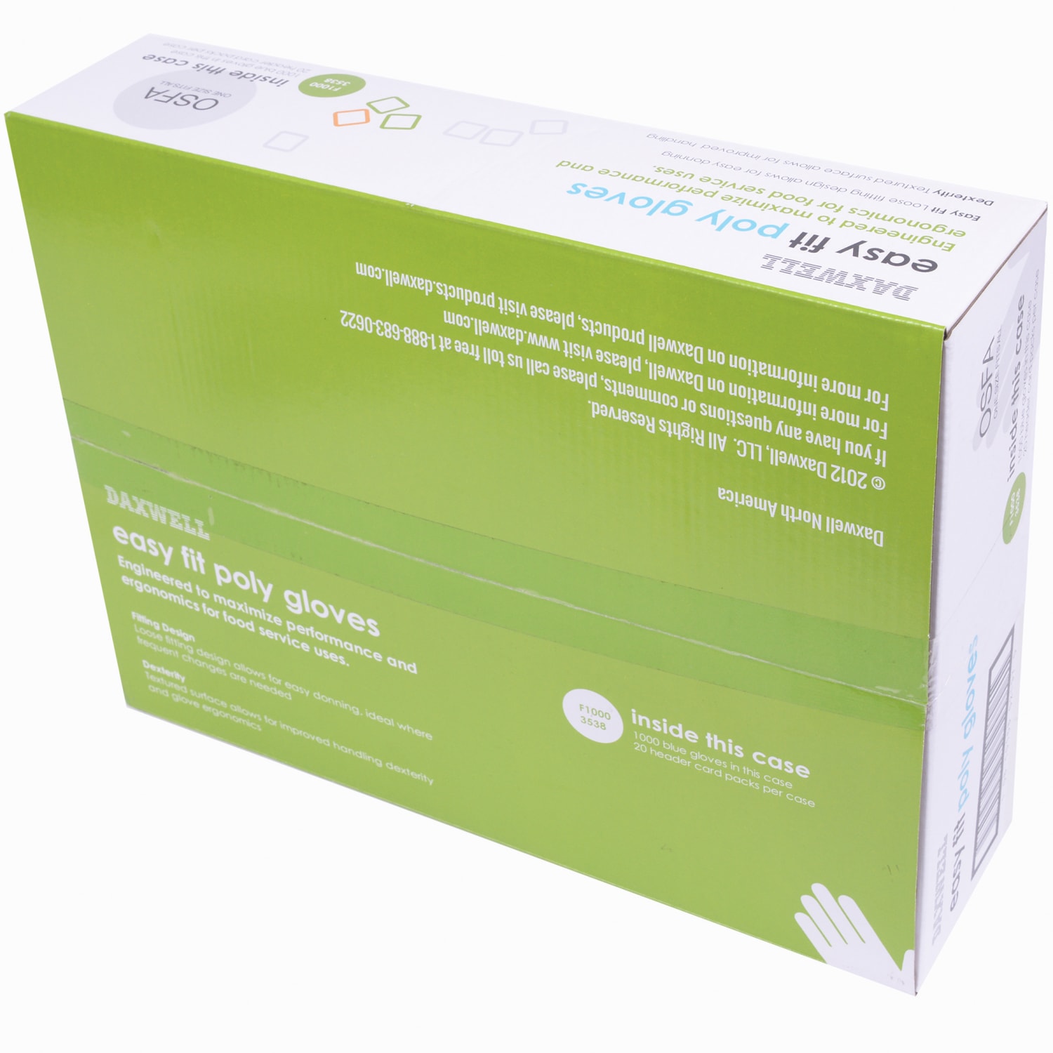 EZFit Poly Gloves, Case Of 1,000 - Image 4