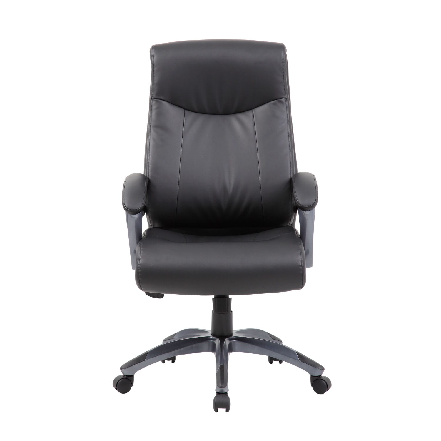 Boss Office Products Double-Layer Ergonomic Faux Leather High-Back Executive Office Chair, Black - Image 6