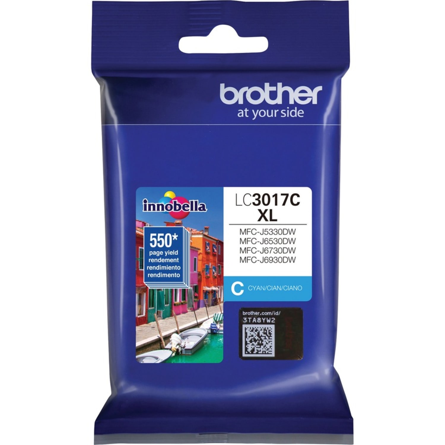 Brother LC3017I Cyan High-Yield Ink Cartridge, LC3017C - Image 4