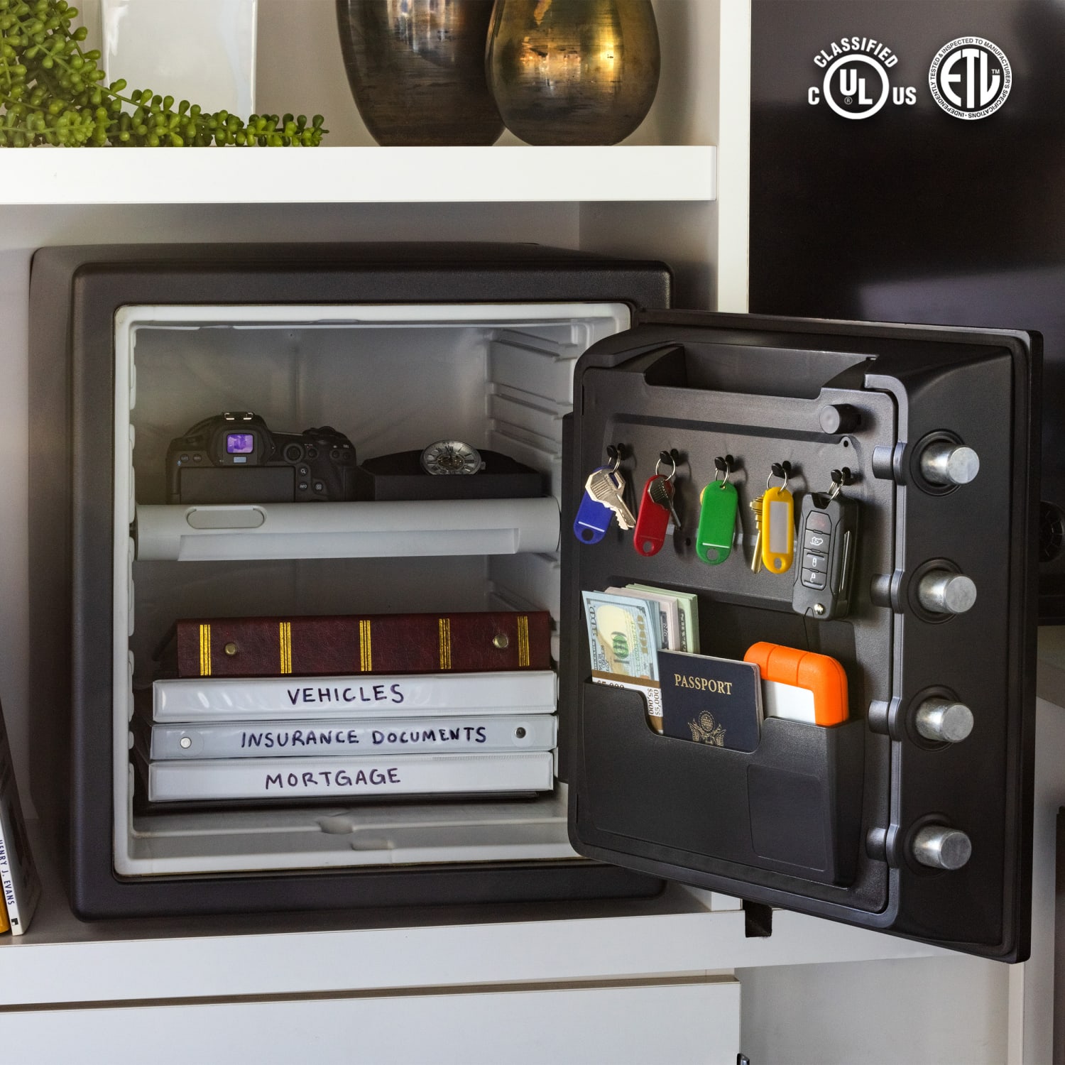 SentrySafe Fire Safe Combination Safe, 1.23 Cu Ft - Image 3
