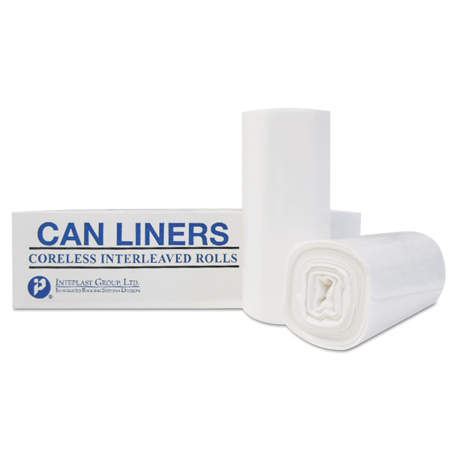 Inteplast Group High-Density Commercial Can Liners, 33 gal, 11 mic, 33in x 40in, Black, Interleaved Roll, 25 Bags/Roll, 20 Rolls/Carton - Image 5
