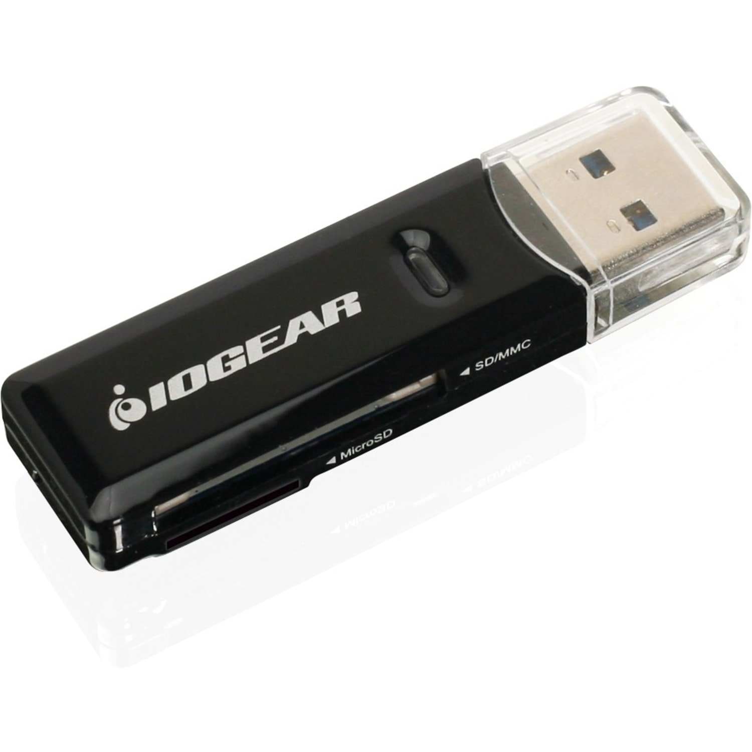 IOGEAR Compact USB 3.0 SDXC/MicroSDXC Card Reader/Writer - - Image 3
