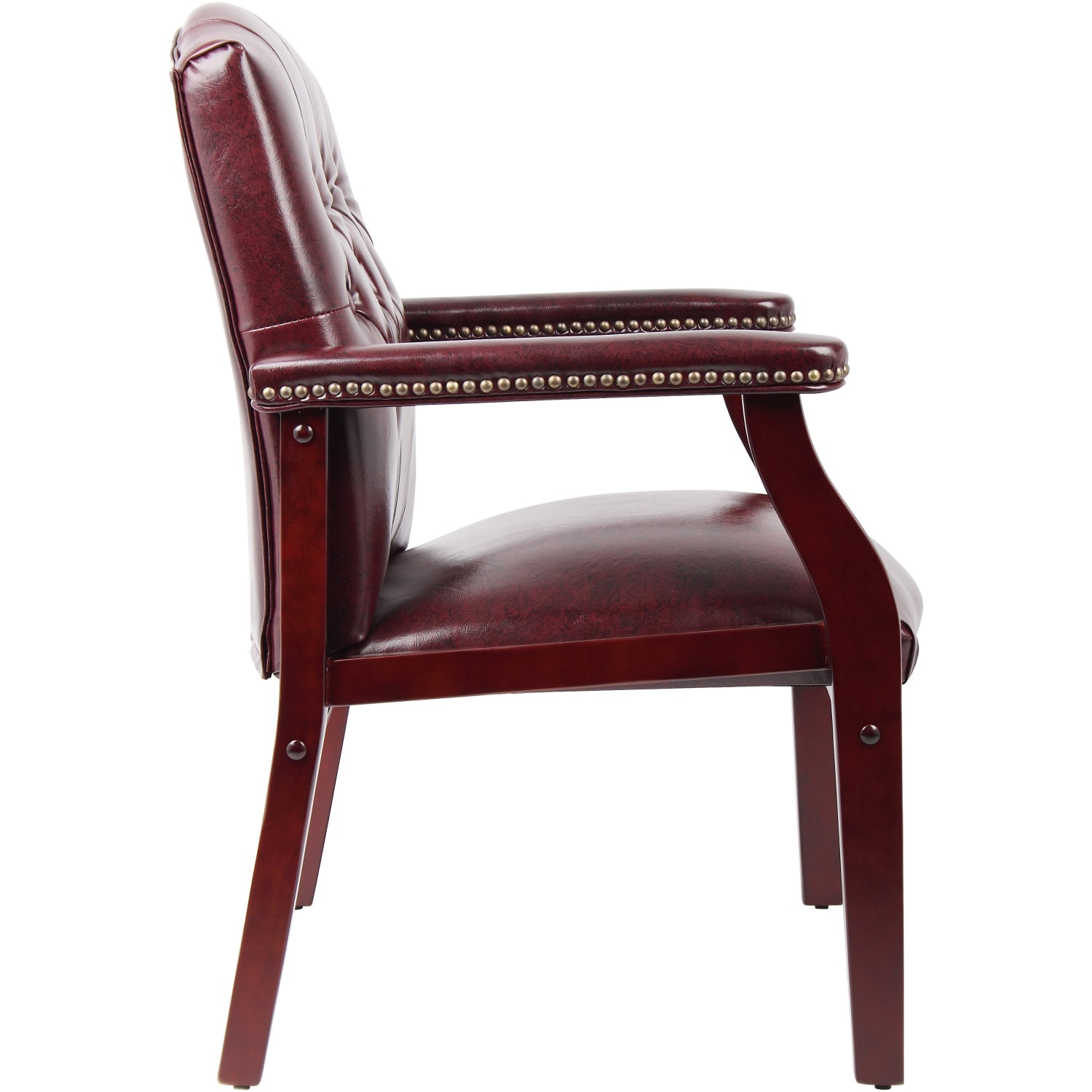 Boss Office Products Caressoftplus Vinyl HighBack Guest Chair OxbloodMahogany PopularChairscom Boss Office Products Caressoftplus Vinyl High Back Guest Chair OxbloodMahogany PopularChairscom