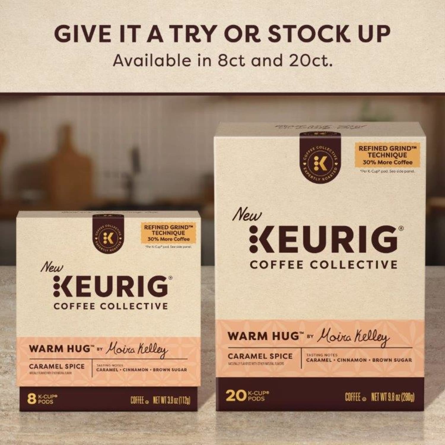 Keurig Coffee Collective Warm Hug Caramel Spice Single-Serve K-Cup Pods, Light Roast Coffee, 20 Count - Image 4