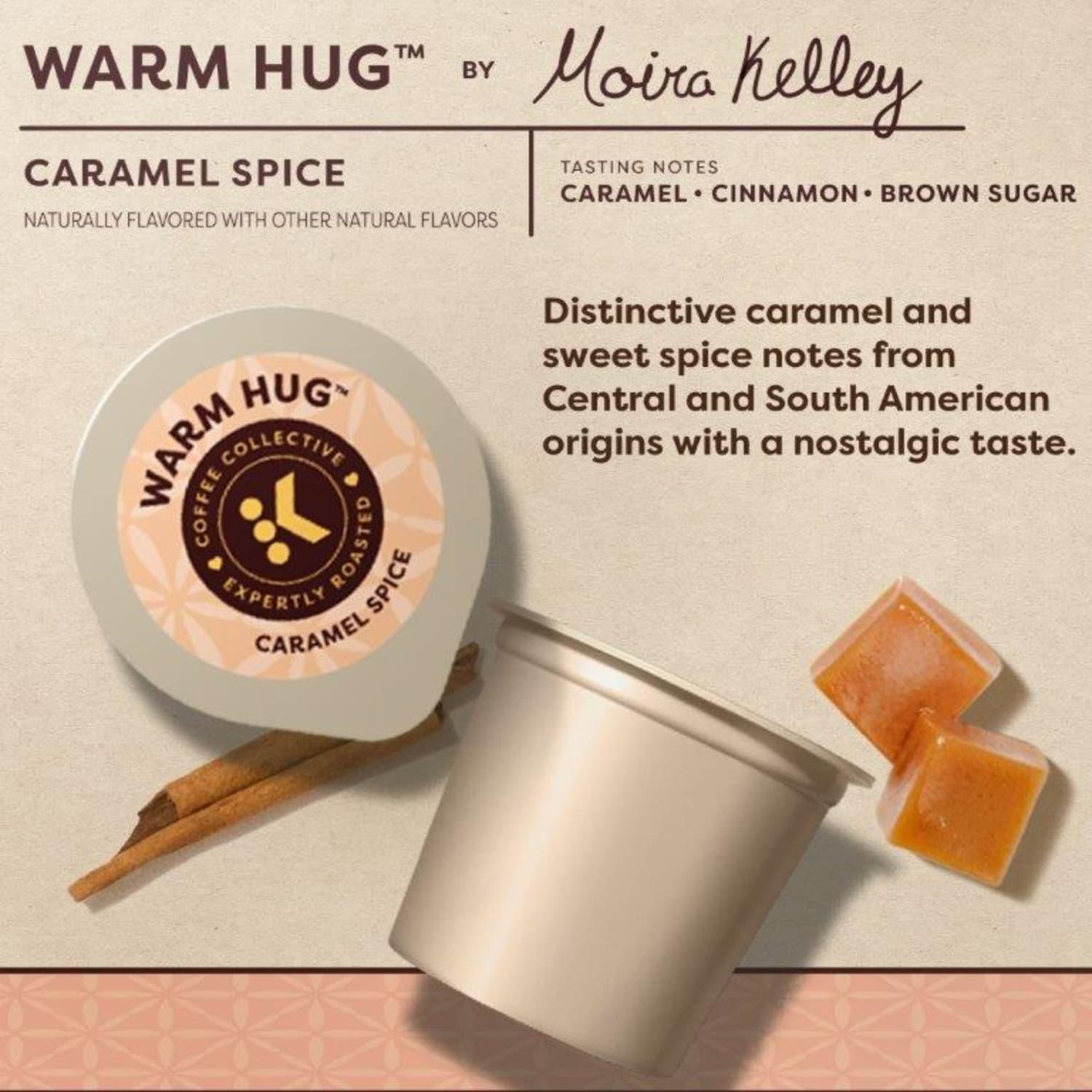Keurig Coffee Collective Warm Hug Caramel Spice Single-Serve K-Cup Pods, Light Roast Coffee, 20 Count - Image 6