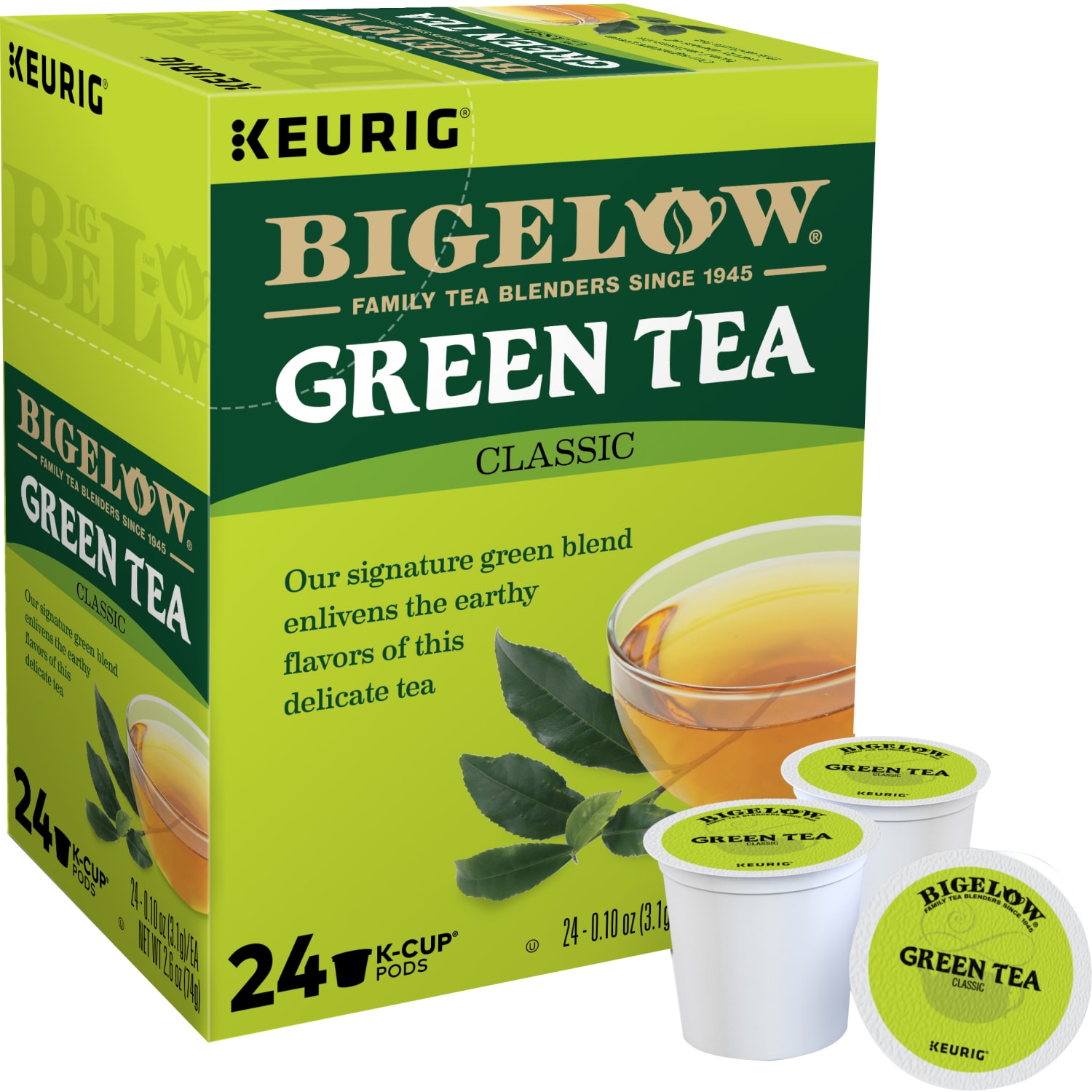 Bigelow Green Tea Single-Serve K-Cup, Carton Of 96 - Image 3
