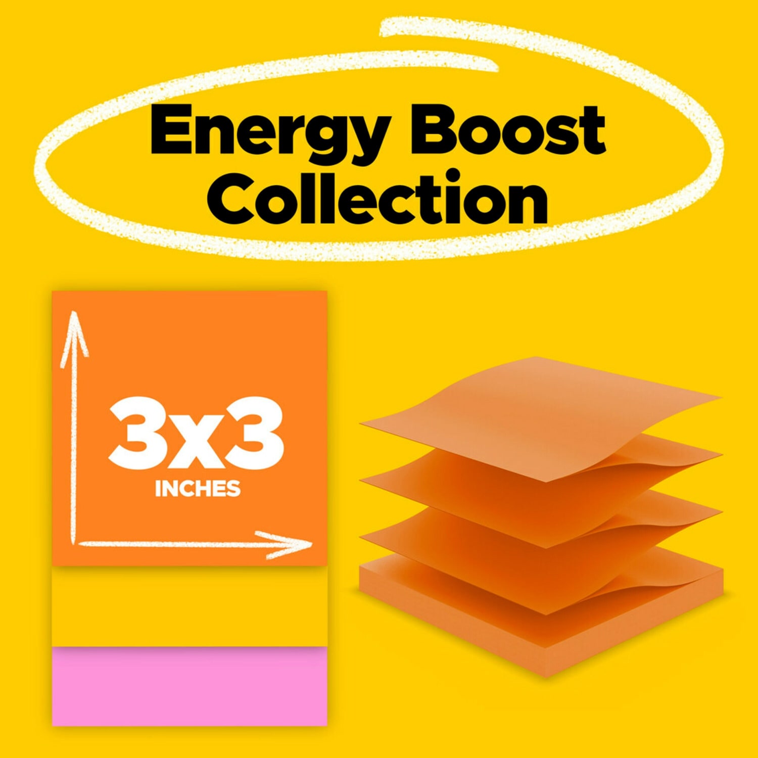 Post-it Super Sticky Pop Up Notes, 18 Pads, 3 in x 3 in, 2x the Sticking Power, School Supplies and Office Products, Sticky Notes  - R33018SSAUCP - Image 3