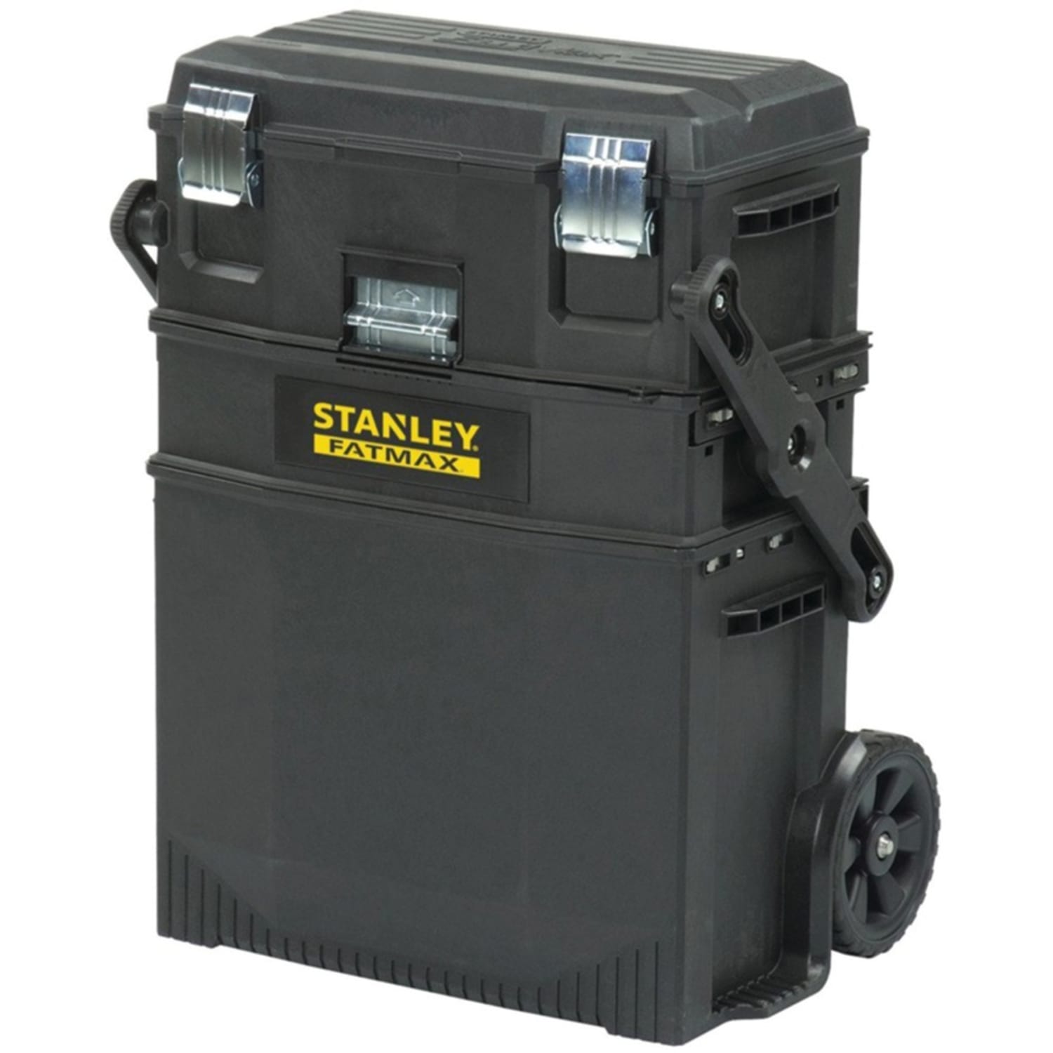 Stanley FatMax 4-in-1 Mobile Work Station - 4 Shelf - 7in Caster - Metal - 22in29in - Image 3