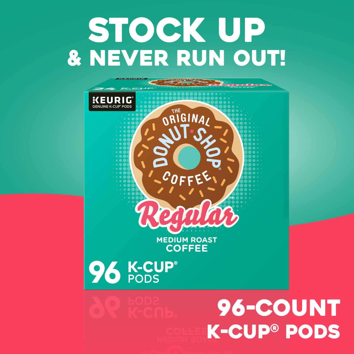 The Original Donut Shop Single-Serve Coffee K-Cup, Classic, Carton Of 96, 4 x 24 Per Box - Image 3