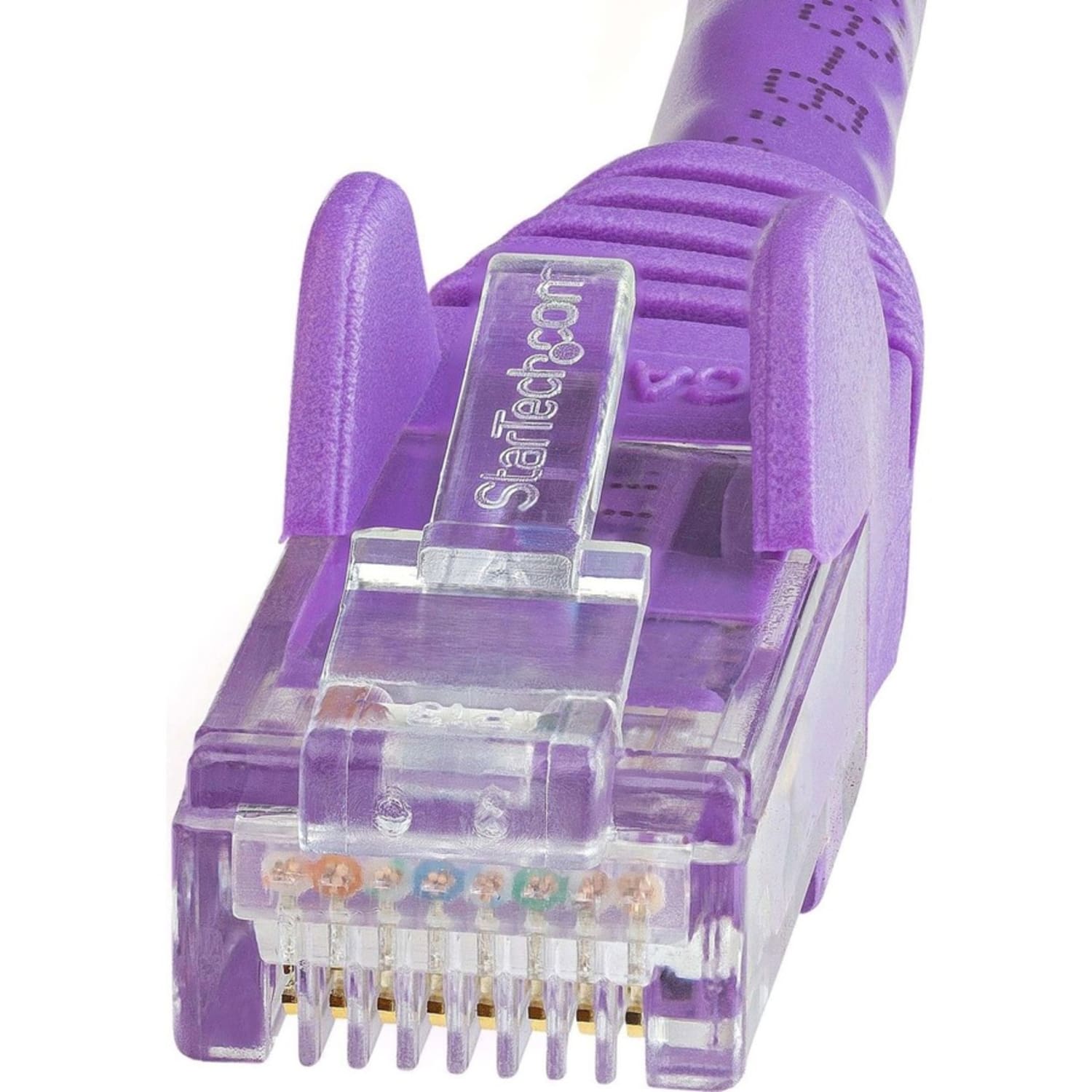 StarTech.com 9 ft Purple Cat6 Cable with Snagless RJ45 Connectors - Cat6 Ethernet Cable - 9ft UTP Cat 6 Patch Cable - 9 ft Category 6 Network Cable - Image 3