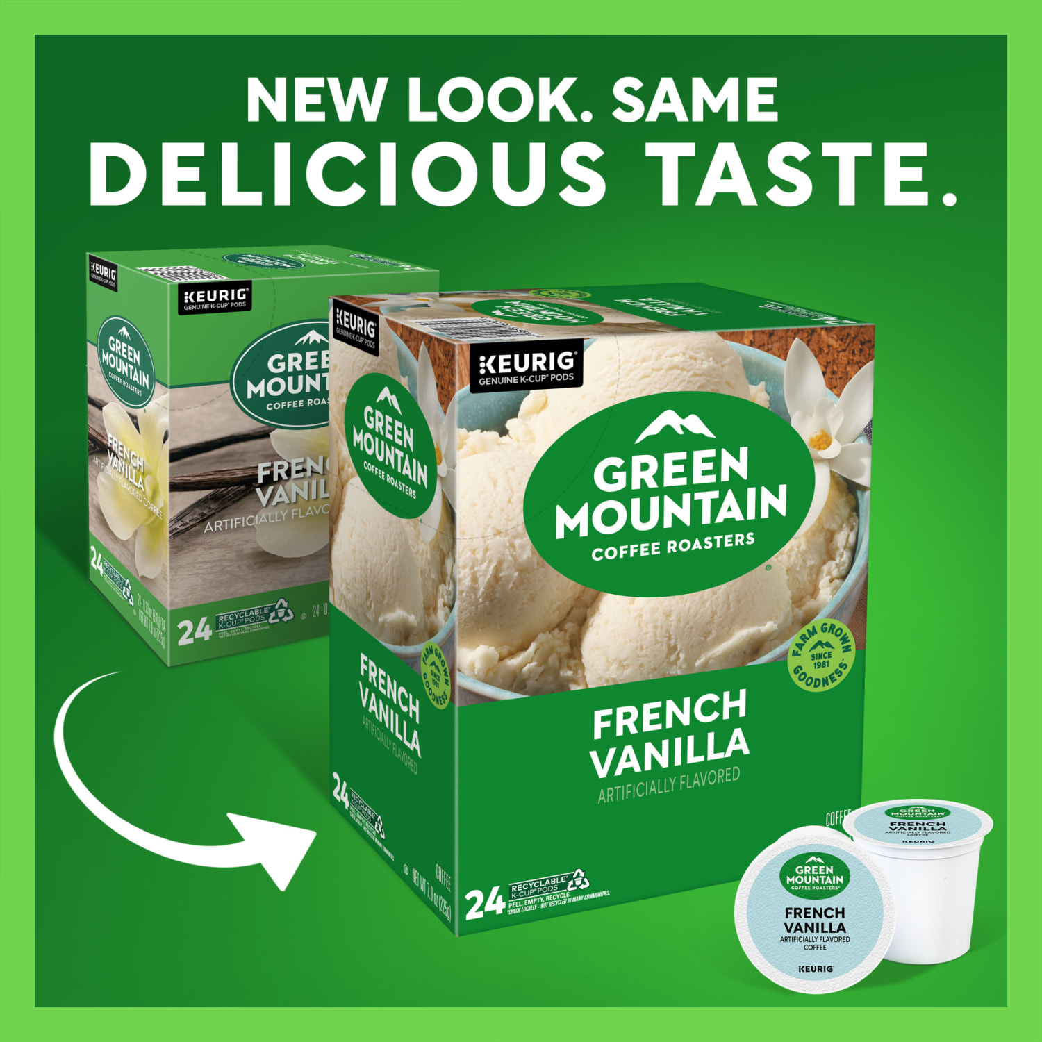 Green Mountain Coffee Single-Serve Coffee K-Cup, French Vanilla, Carton Of 96, 4 x 24 Per Box - Image 3