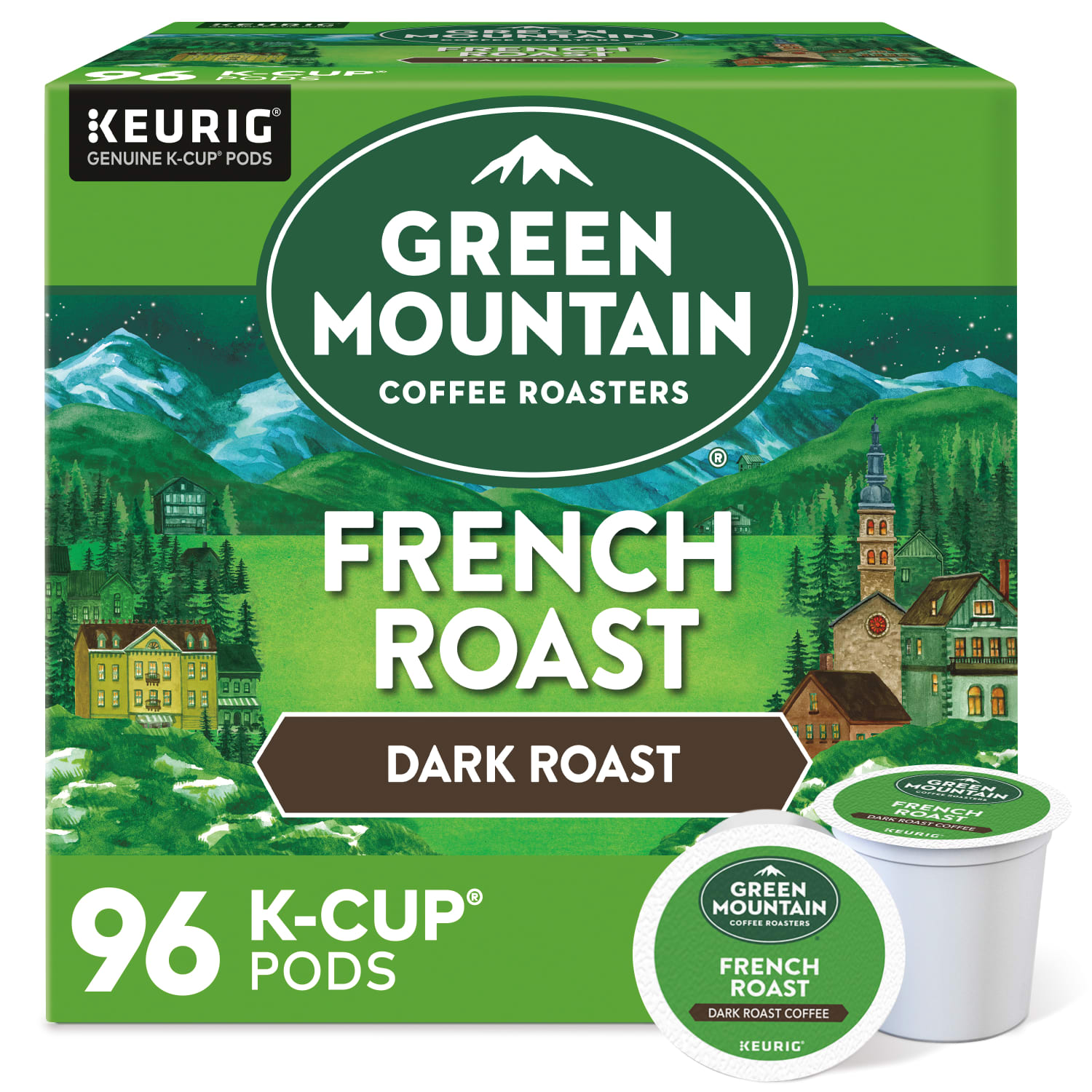 Green Mountain Coffee Single-Serve Coffee K-Cup, French Roast, Carton Of 96, 4 x 24 Per Box - Image 3