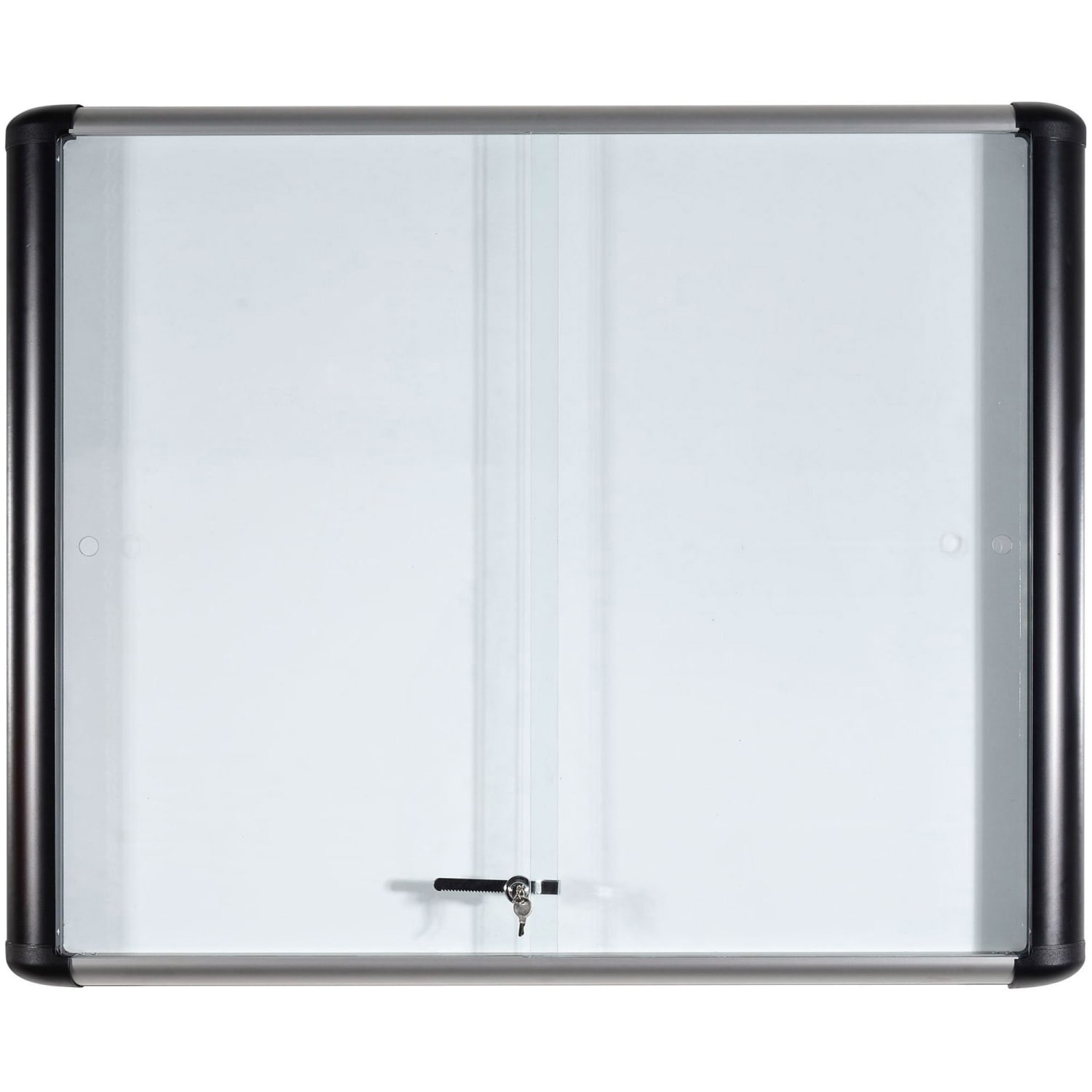 MasterVision Platinum Pure Magnetic Dry-Erase Enclosed Whiteboard, Sliding Door, 36in x 48in, Aluminum Frame With Silver Finish - Image 4