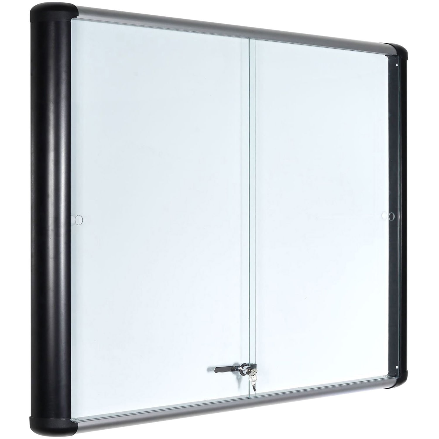 MasterVision Platinum Pure Magnetic Dry-Erase Enclosed Whiteboard, Sliding Door, 36in x 48in, Aluminum Frame With Silver Finish - Image 5