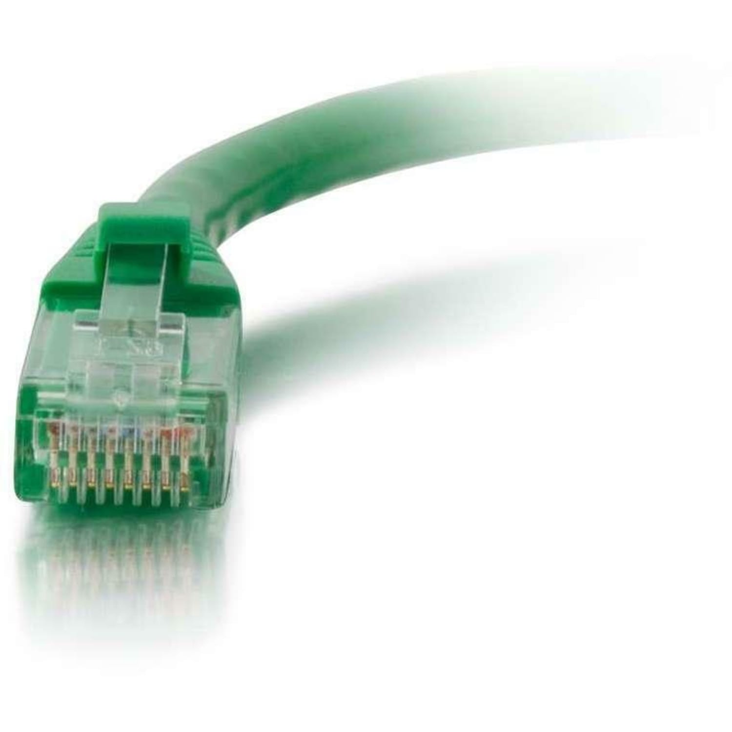 C2G-14ft Cat5e Snagless Unshielded (UTP) Network Patch Cable - Green - Category 5e for Network Device - RJ-45 Male - RJ-45 Male - 14ft - Green - Image 3