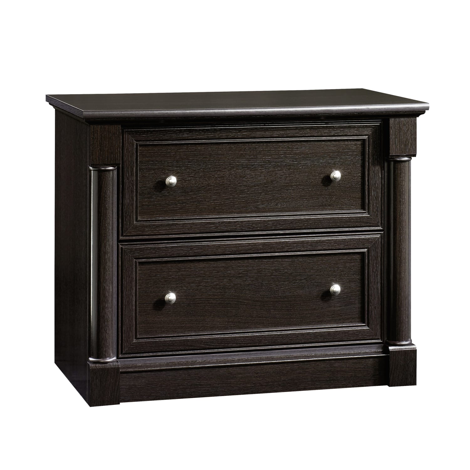 Sauder Palladia 36-13/16inW x 22inD Lateral 2-Drawer File Cabinet, Wind Oak