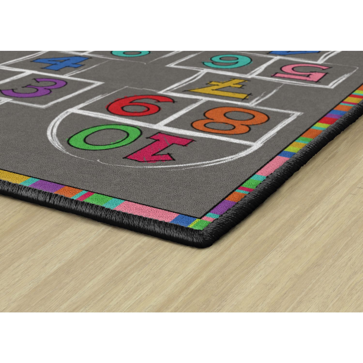 Flagship Carpets Hopscotch Area Rug, 4ftH x 6ftW - Image 4
