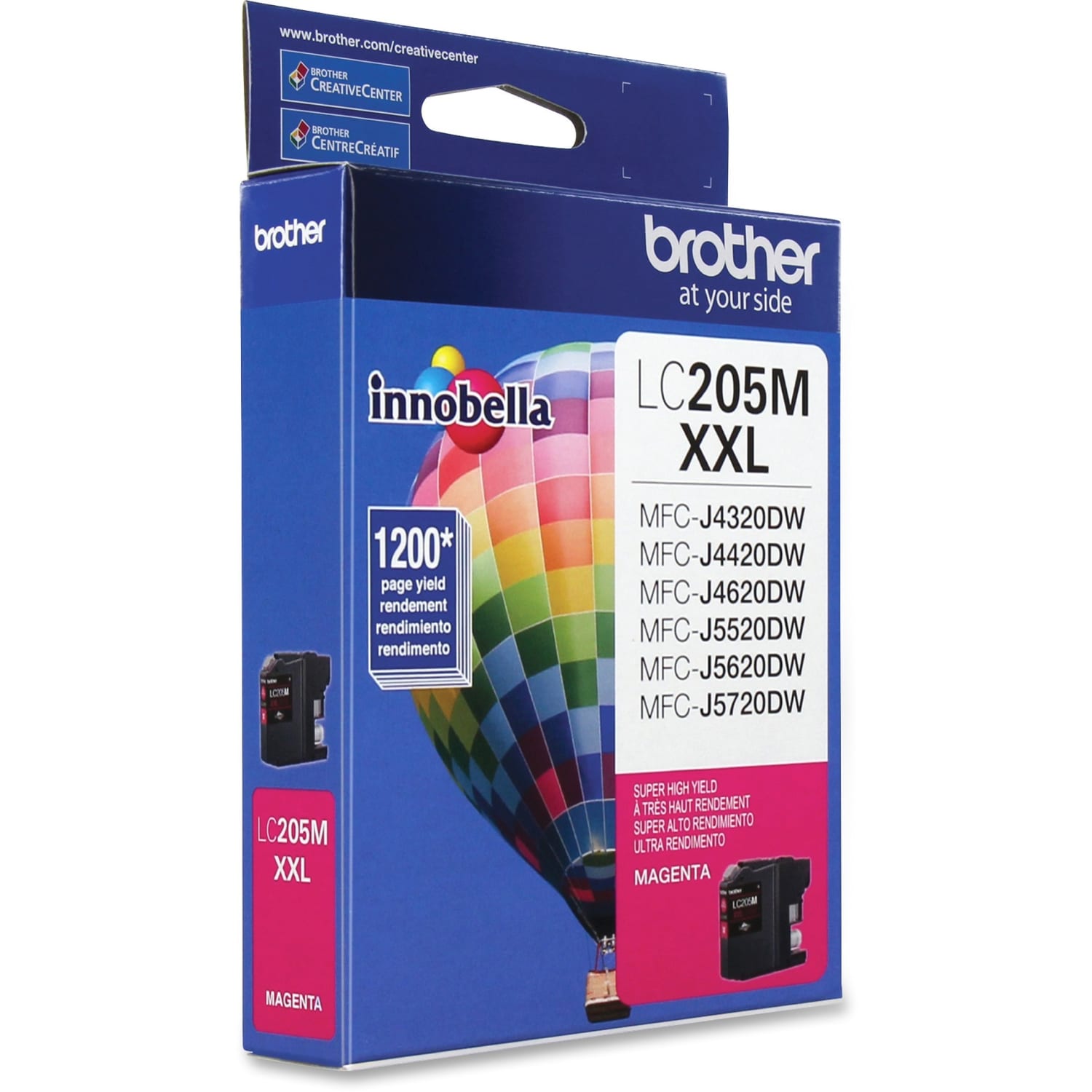 Brother LC205 Magenta Extra-High-Yield Ink Cartridge, LC205M - Image 3