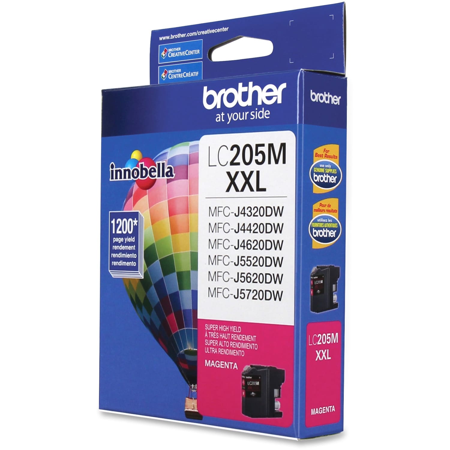 Brother LC205 Magenta Extra-High-Yield Ink Cartridge, LC205M - Image 4