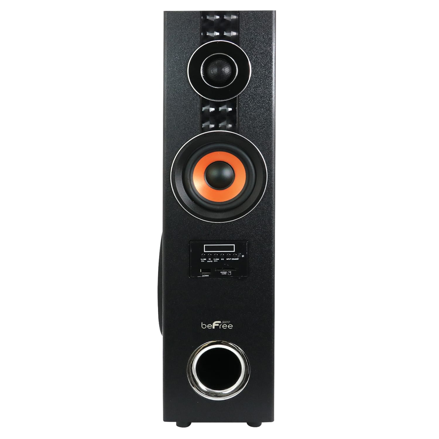 BeFree Sound 2.1 Channel Bluetooth Dual Tower Speakers, Wood - Image 4