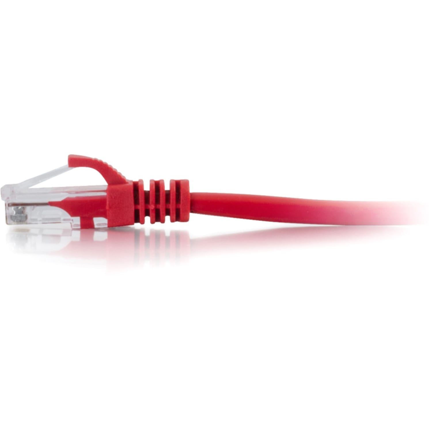 C2G-10ft Cat5e Snagless Unshielded (UTP) Network Patch Cable - Red - Category 5e for Network Device - RJ-45 Male - RJ-45 Male - 10ft - Red - Image 5