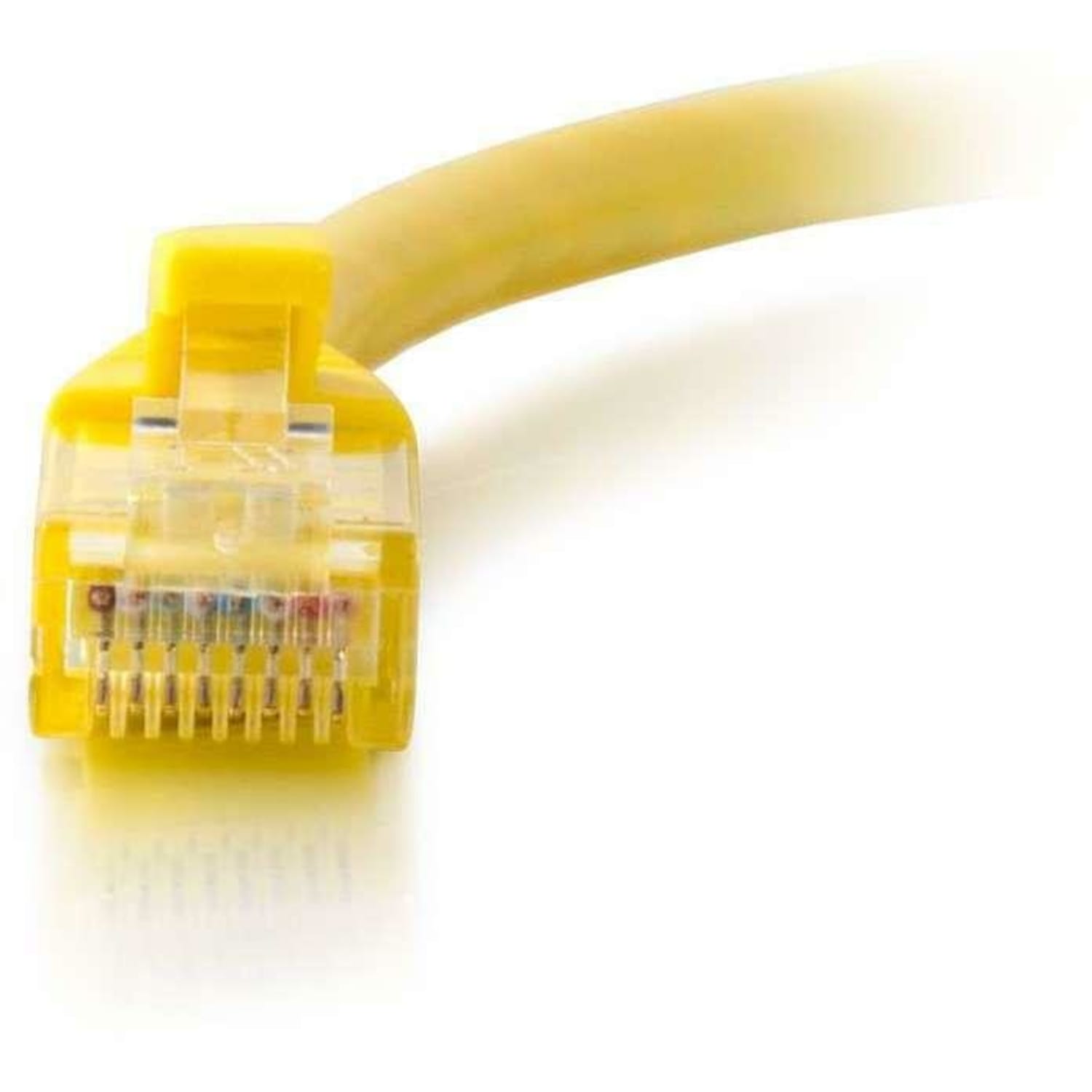 C2G-14ft Cat6 Snagless Unshielded (UTP) Network Patch Cable - Yellow - Category 6 for Network Device - RJ-45 Male - RJ-45 Male - 14ft - Yellow - Image 3