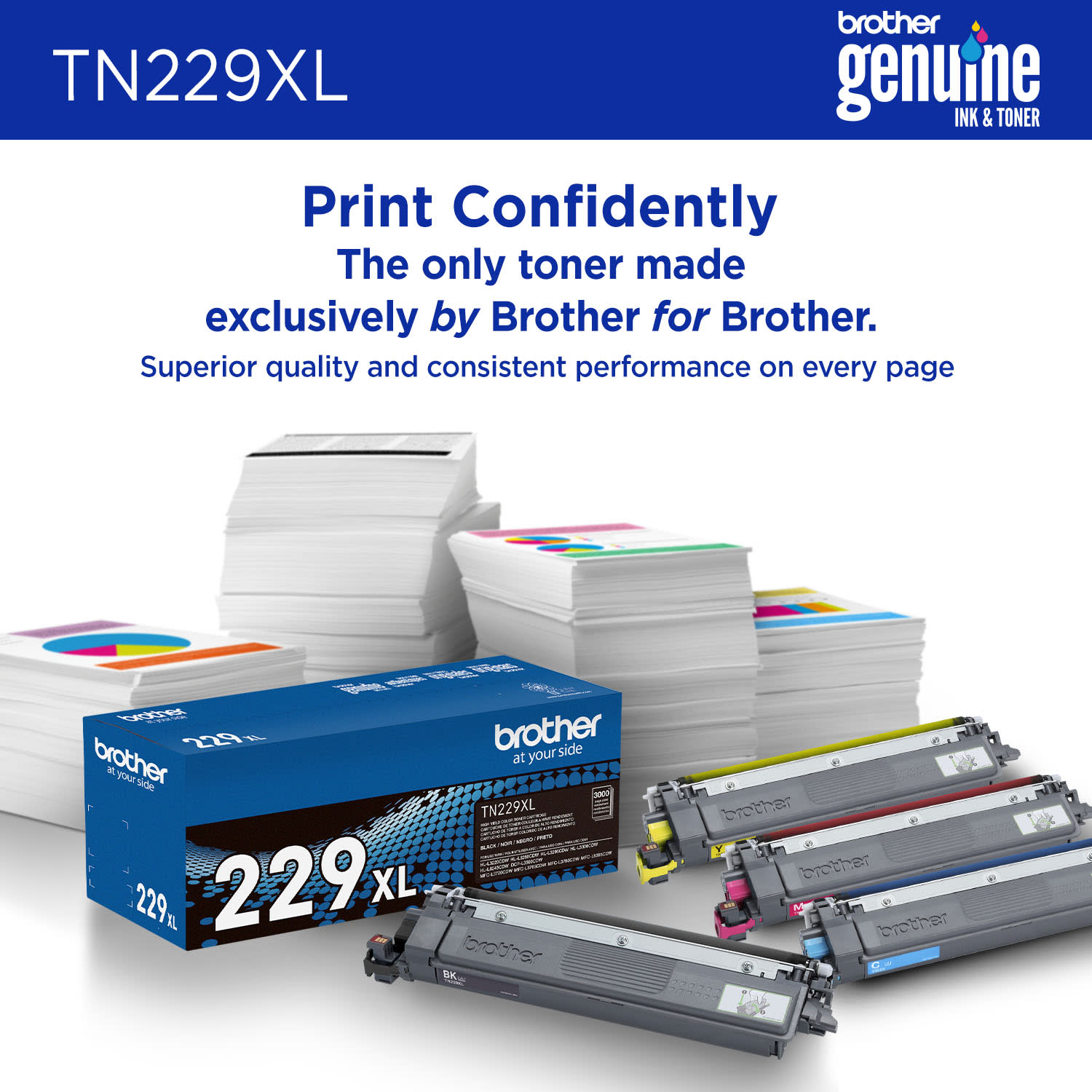 Brother TN229XL Yellow High Yield Toner Cartridge, (TN229XLY) - Image 5