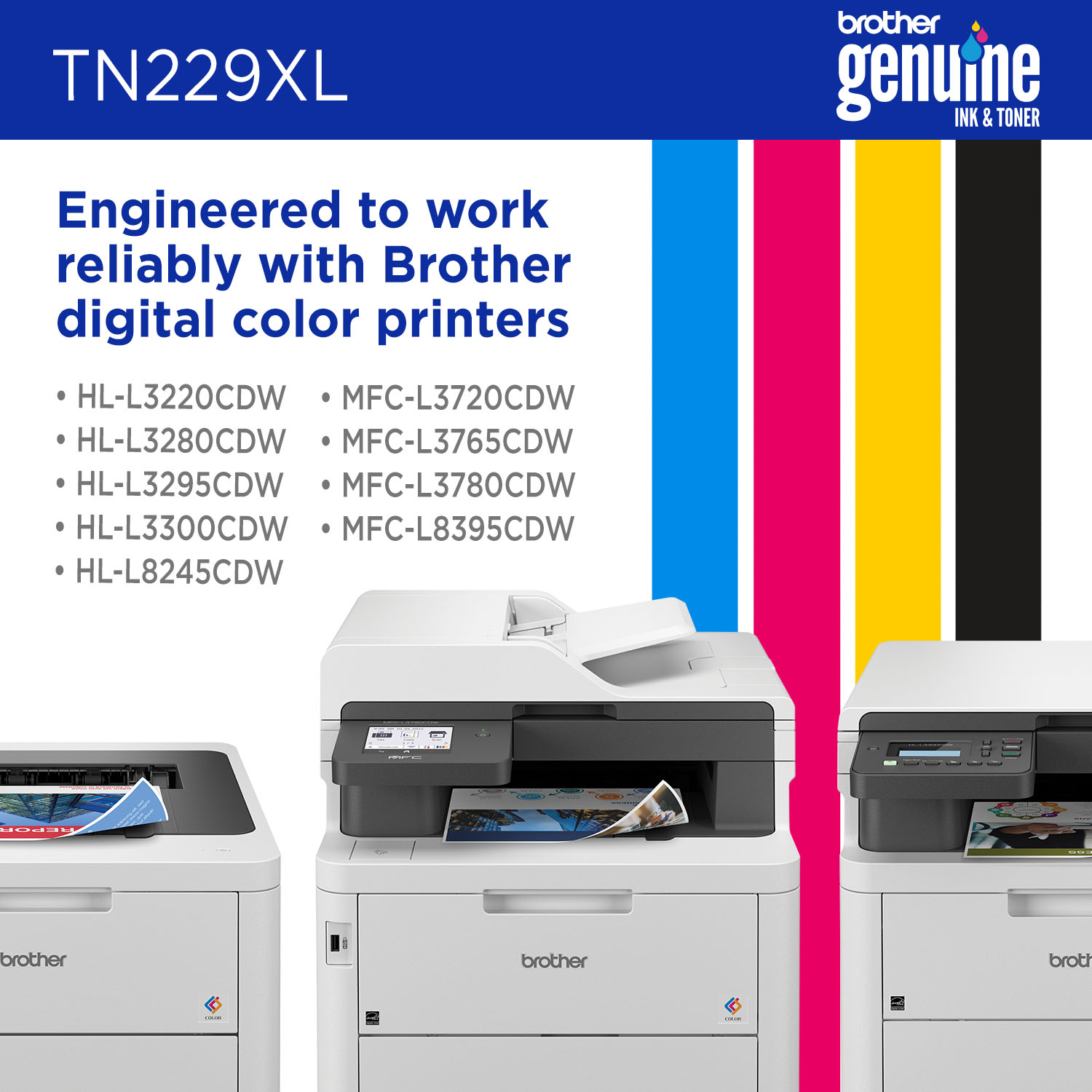 Brother TN229XL Yellow High Yield Toner Cartridge, (TN229XLY) - Image 6