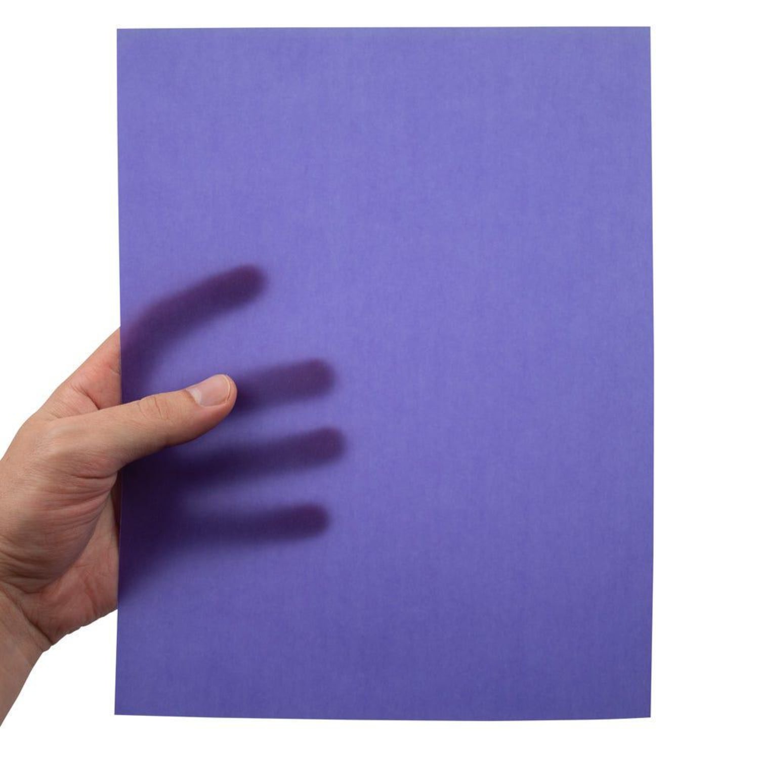 JAM Paper Translucent Vellum Paper, Blue, Letter (8.5in x 11in), 100 Sheets Per Pack, 30 Lb - Image 4