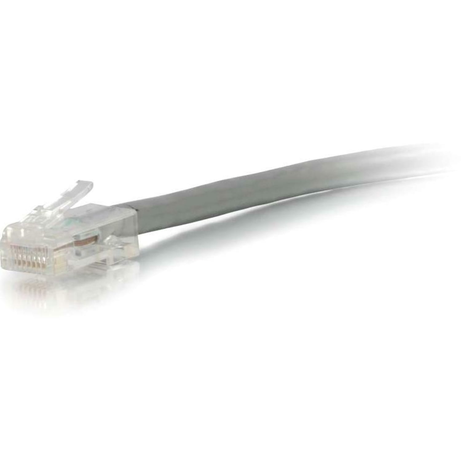 C2G-50ft Cat5e Non-Booted Unshielded (UTP) Network Patch Cable - Gray - Category 5e for Network Device - RJ-45 Male - RJ-45 Male - 50ft - Gray - Image 3